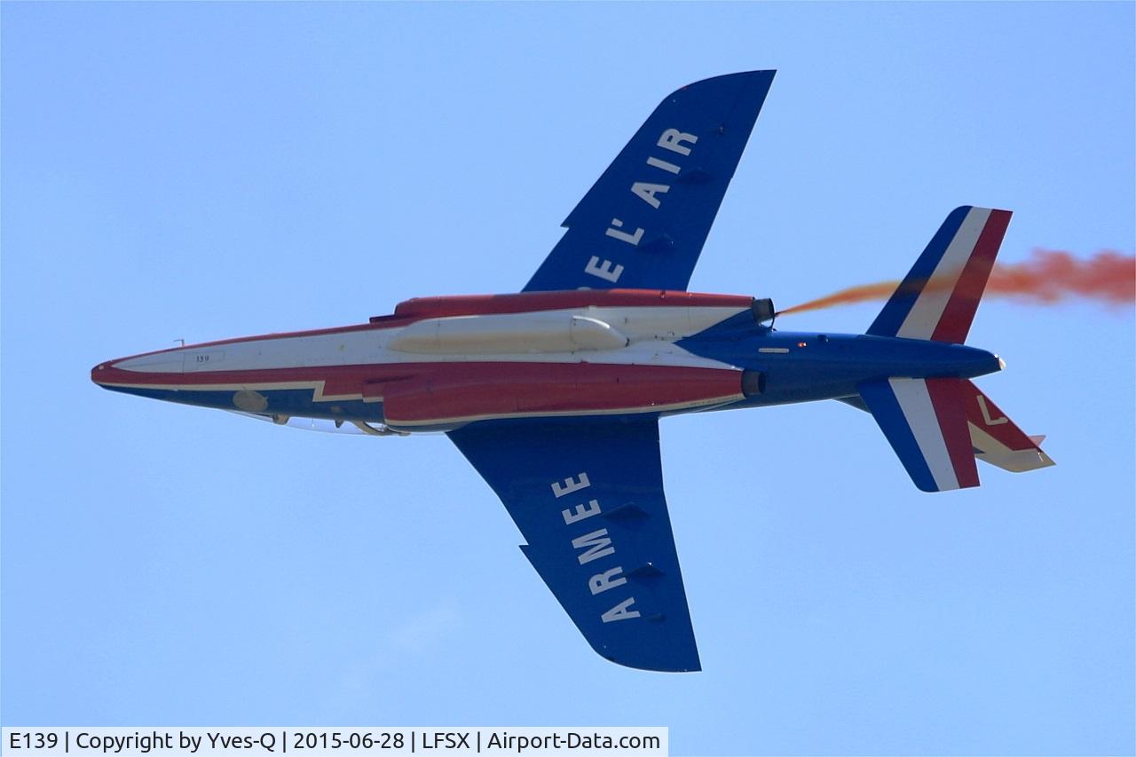 E139, Dassault-Dornier Alpha Jet E C/N E139, Dassault-Dornier Alpha Jet E (F-UGFC), Athos 07 of Patrouille de France 2015, Luxeuil-Saint Sauveur Air Base 116 (LFSX) Open day 2015