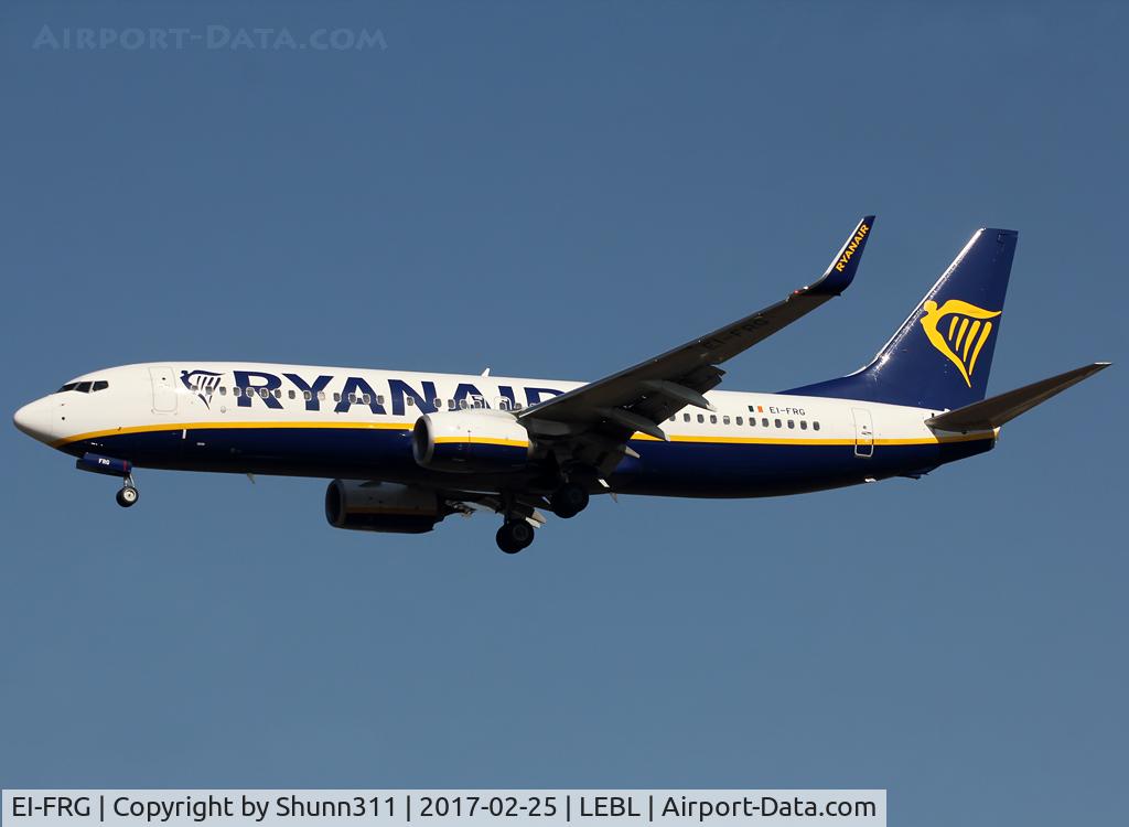 EI-FRG, 2016 Boeing 737-8AS C/N 44737, Landing rwy 25R