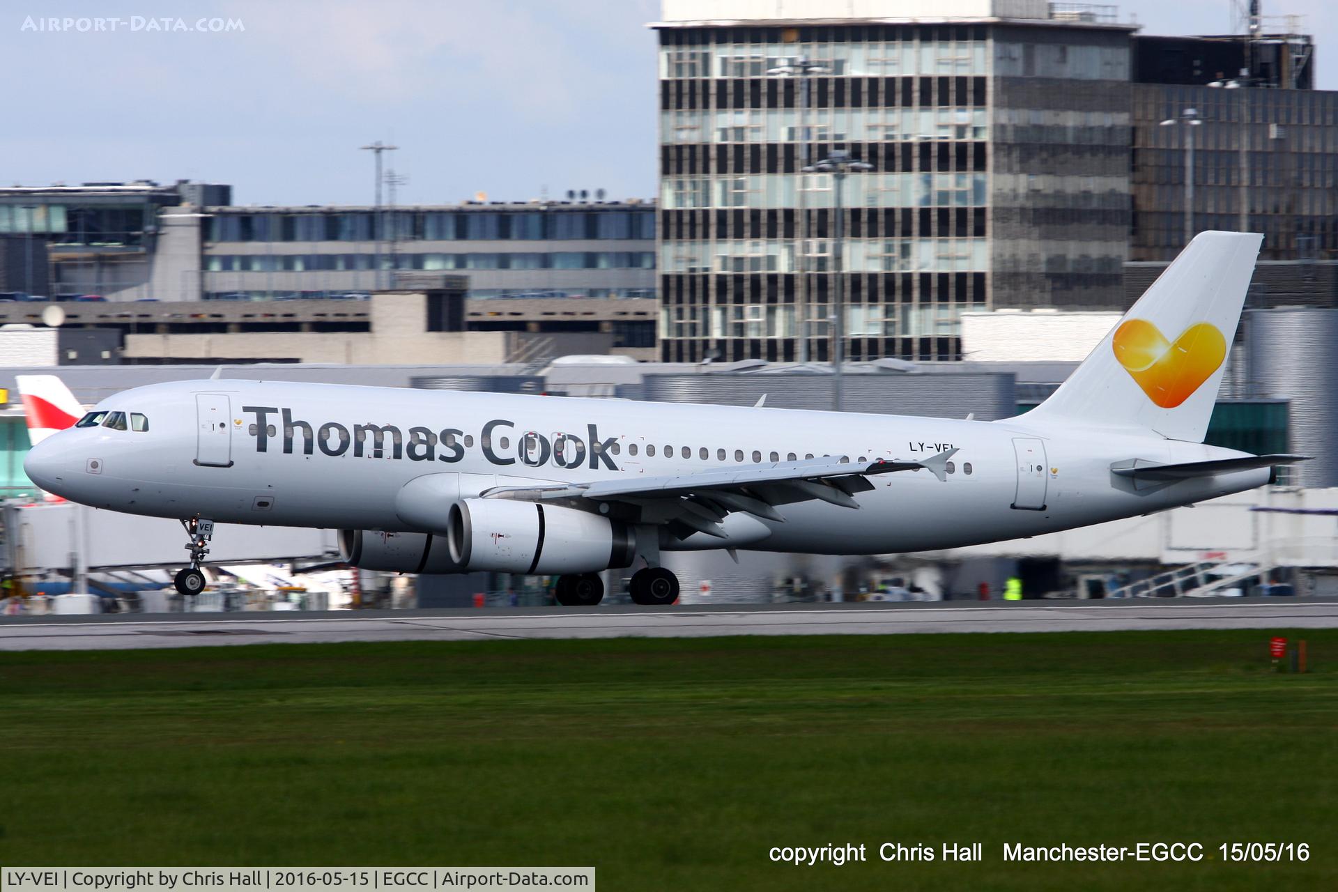LY-VEI, 1998 Airbus A320-233 C/N 0902, operating for Thomas Cook