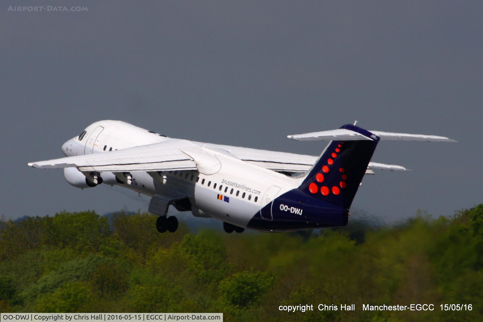OO-DWJ, 1999 British Aerospace Avro 146-RJ100 C/N E3355, Brussels Airlines