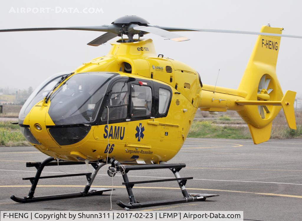 F-HENG, 2005 Eurocopter EC-135P-2 C/N 418, Parked and waiting a new rescue flight...