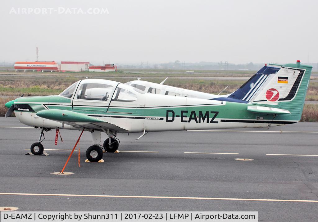 D-EAMZ, Fuji FA-200-160 Aero Subaru C/N 165, Parked at the Airclub...