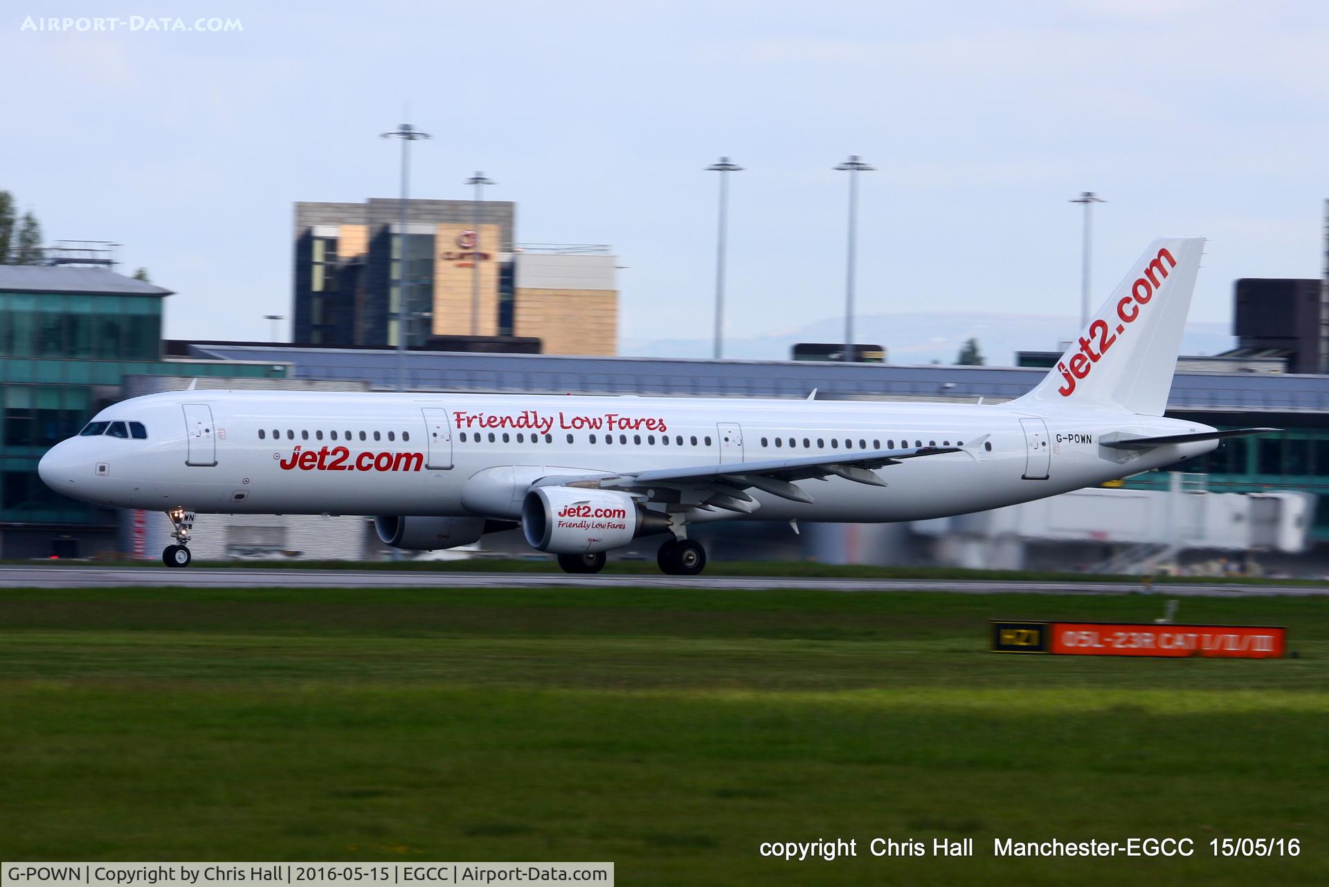 G-POWN, 2009 Airbus A321-211 C/N 3830, operating for Jet2
