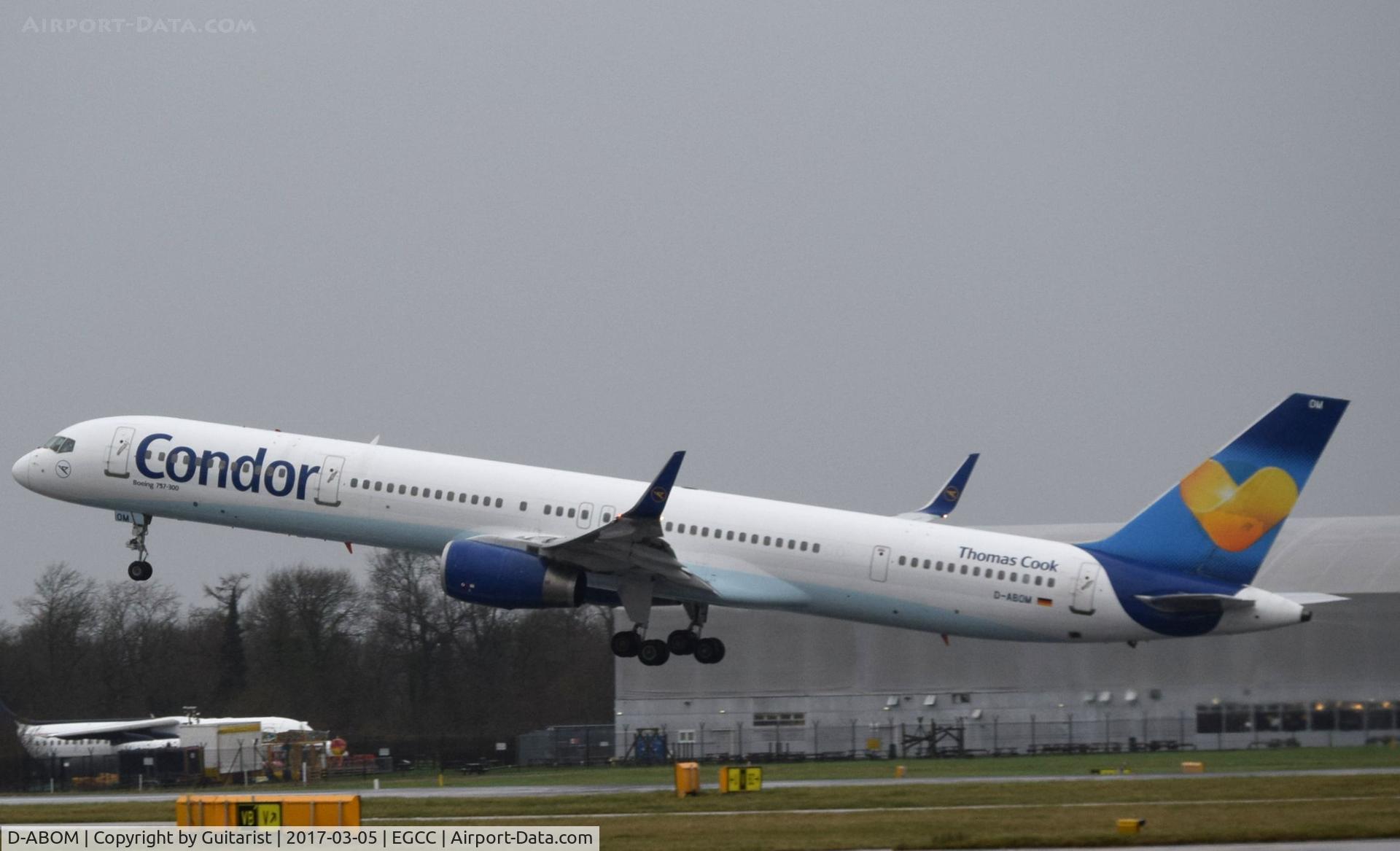 D-ABOM, 2000 Boeing 757-330 C/N 29022, At Manchester