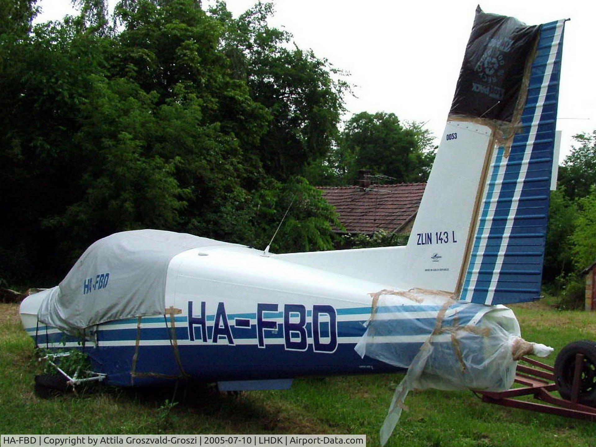 HA-FBD, Zlin Z-143L C/N 0053, Dunakeszi Airport, Hungary.