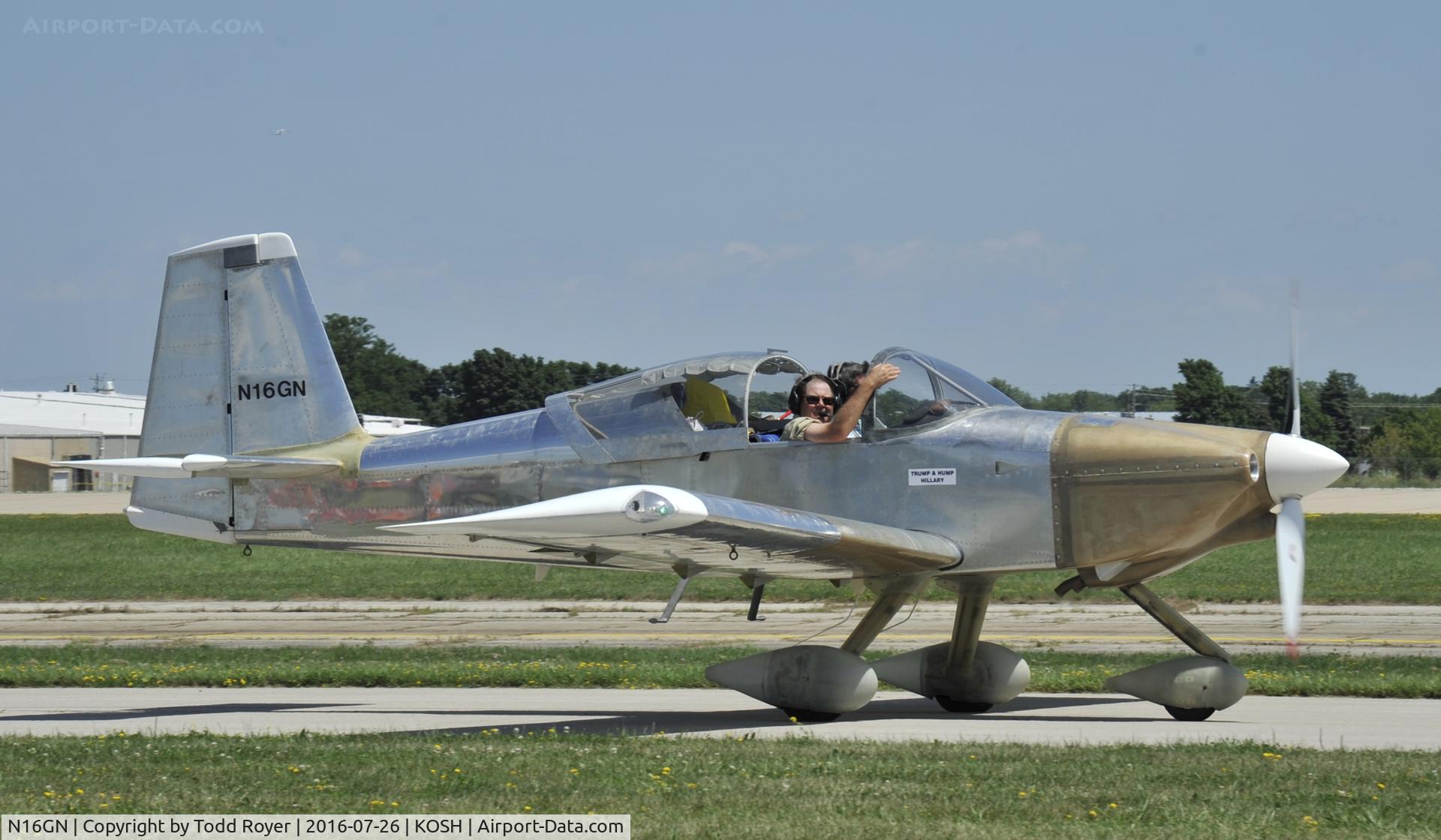 N16GN, 2016 Vans RV-9A C/N 91691, Airventure 2016