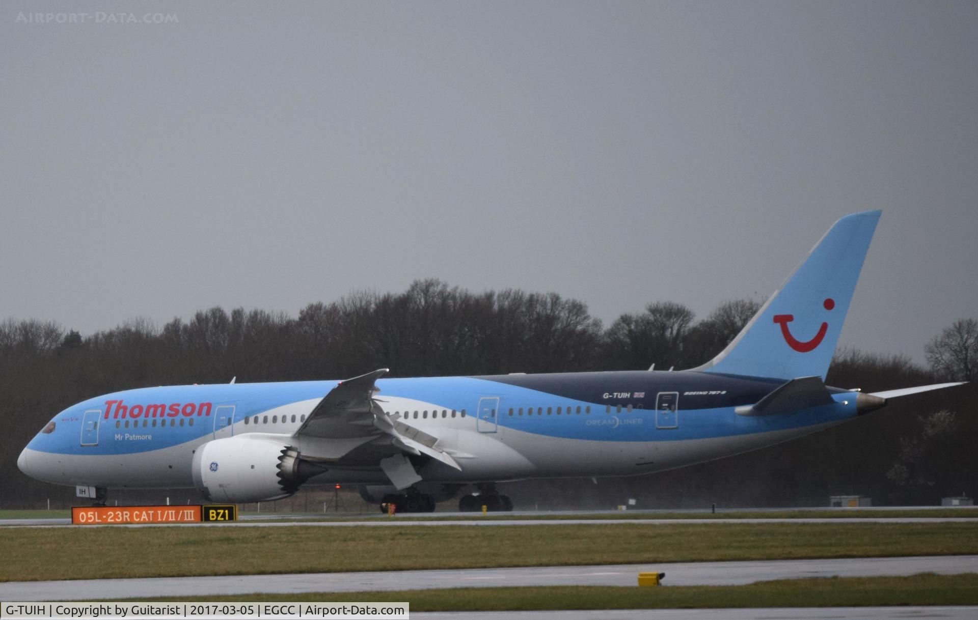 G-TUIH, 2015 Boeing 787-8 Dreamliner C/N 37229, At Manchester