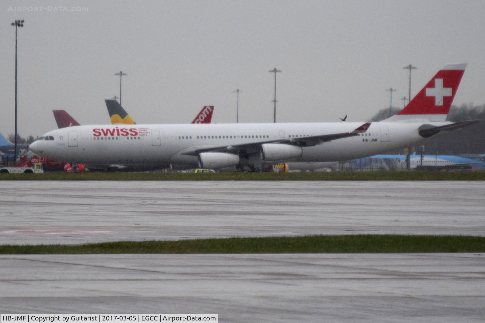 HB-JMF, 2003 Airbus A340-313X C/N 561, At Manchester