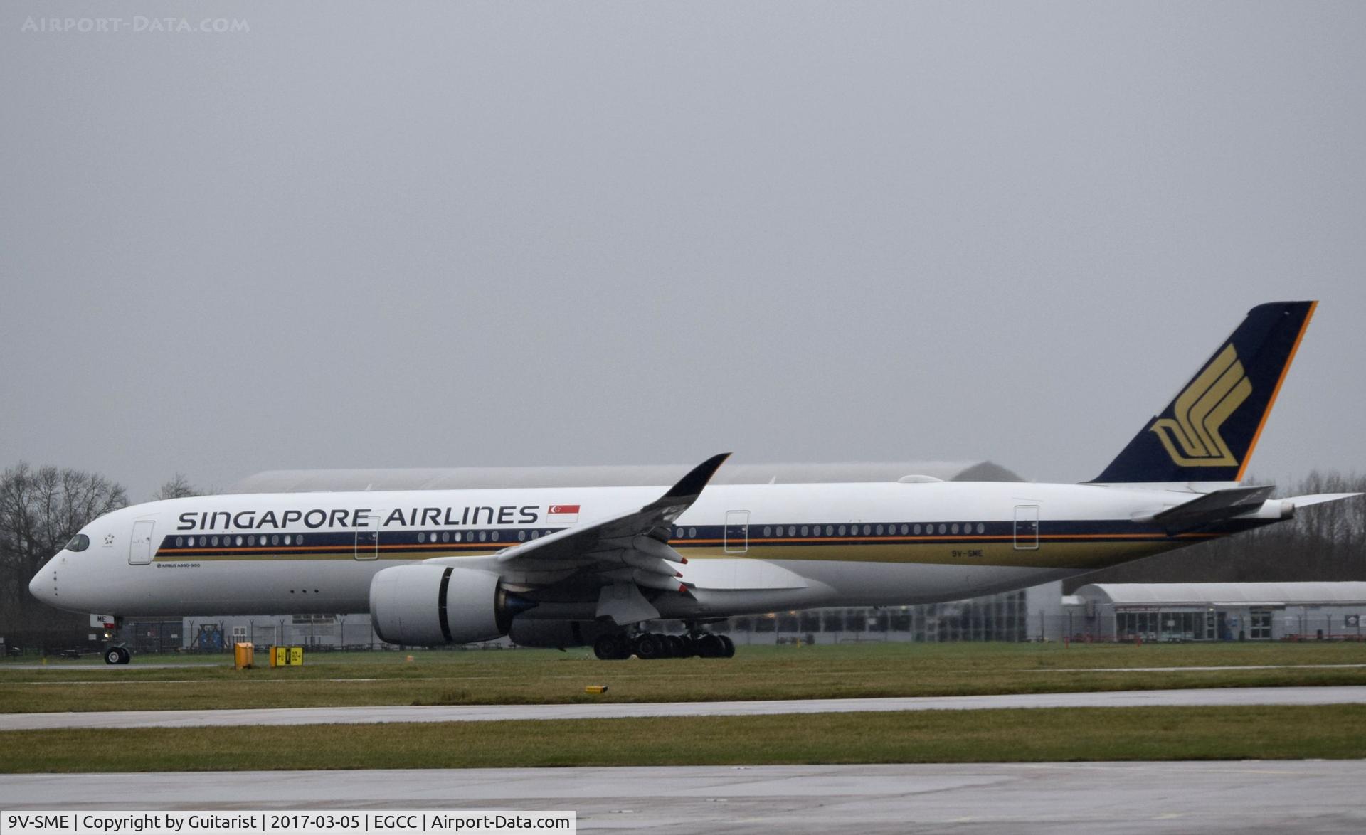 9V-SME, 2016 Airbus A350-941 C/N 041, At Manchester