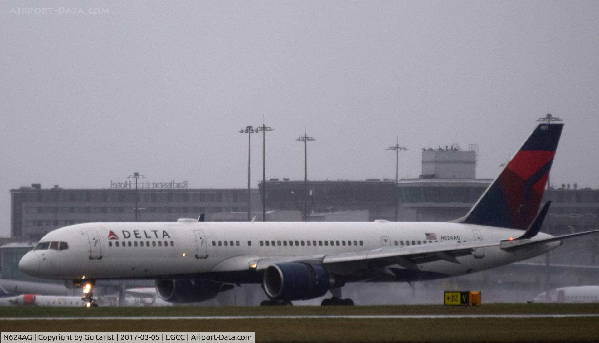 N624AG, 1993 Boeing 757-2Q8 C/N 25624, At Manchester