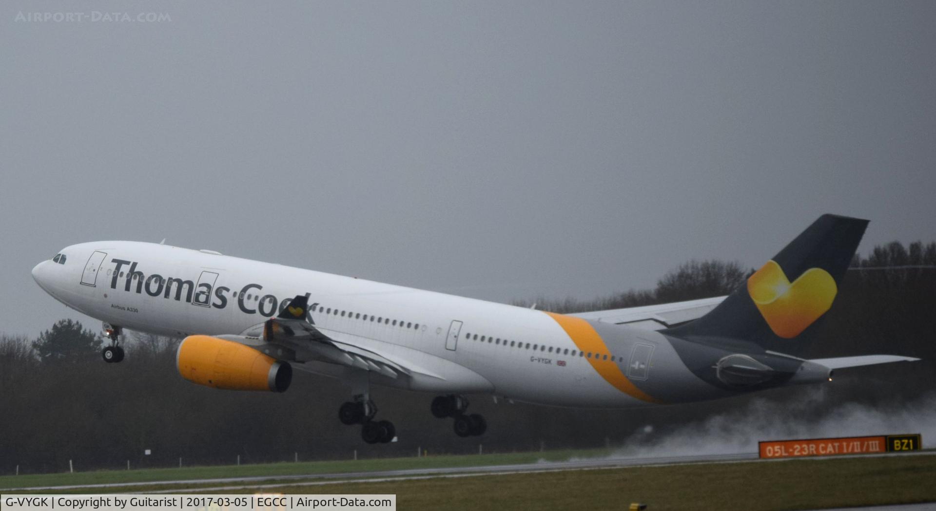 G-VYGK, 2014 Airbus A330-243 C/N 1498, At Manchester