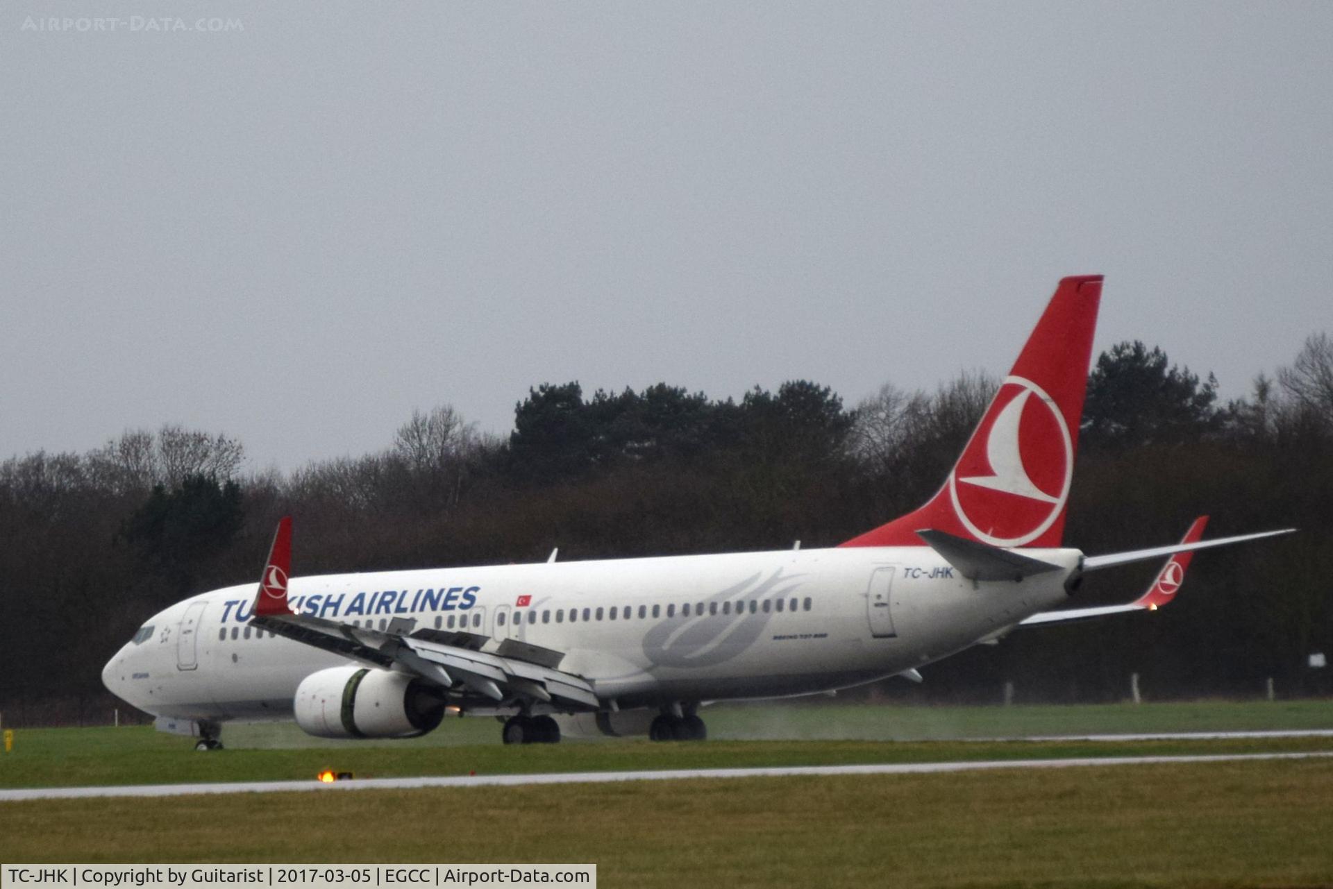 TC-JHK, 2011 Boeing 737-8F2 C/N 40975, At Manchester