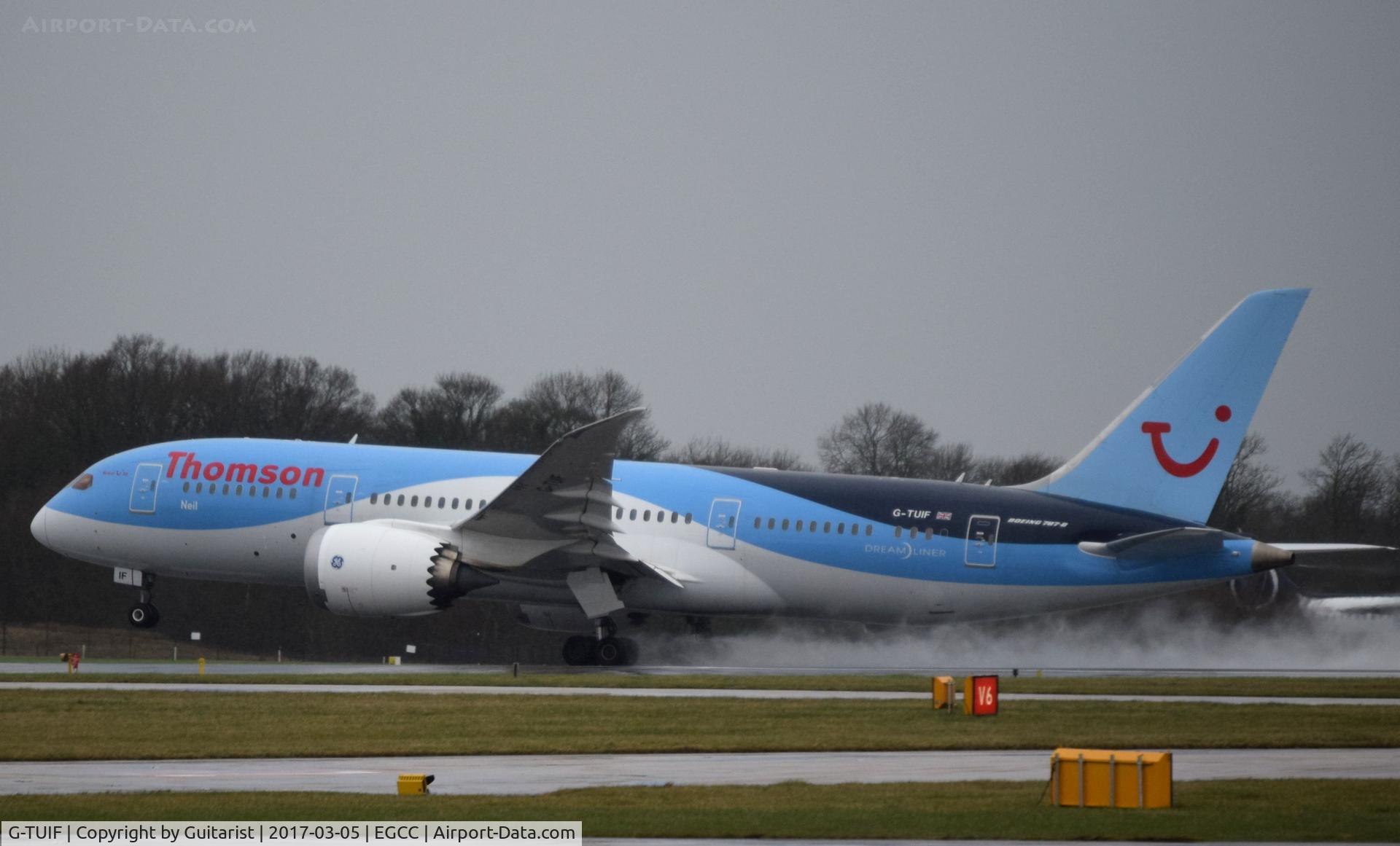 G-TUIF, 2014 Boeing 787-8 Dreamliner C/N 36428, At Manchester