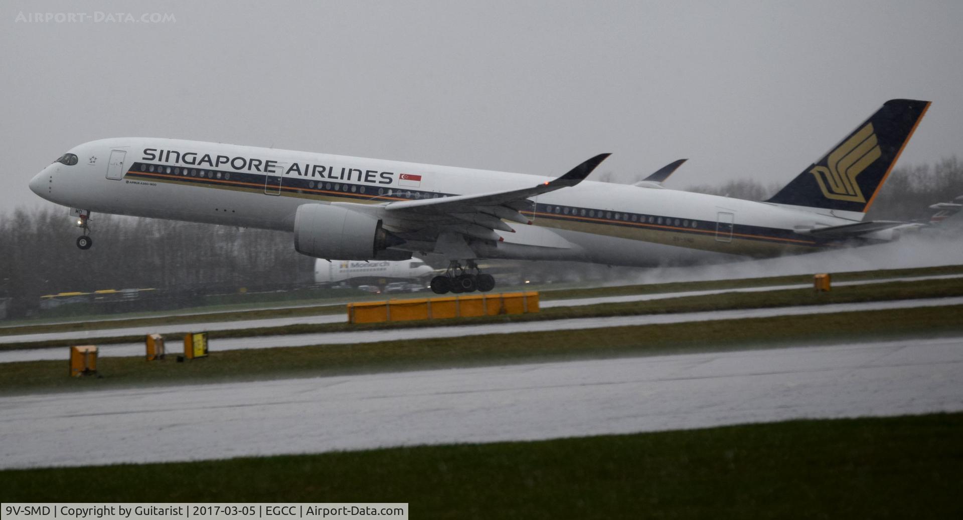 9V-SMD, 2016 Airbus A350-941 C/N 037, At Manchester