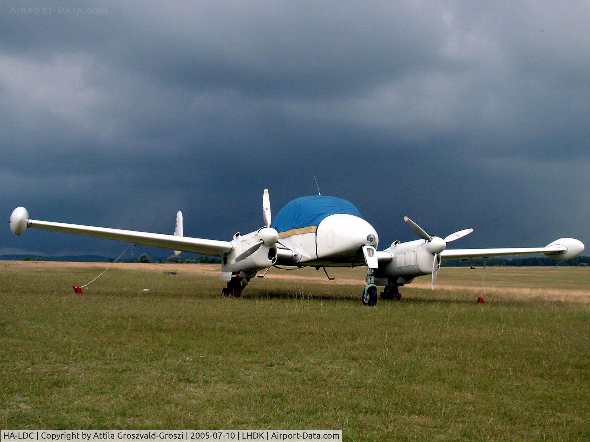 HA-LDC, 1962 Let L-200D Morava C/N 171130, Dunakeszi Airport, Hungary.