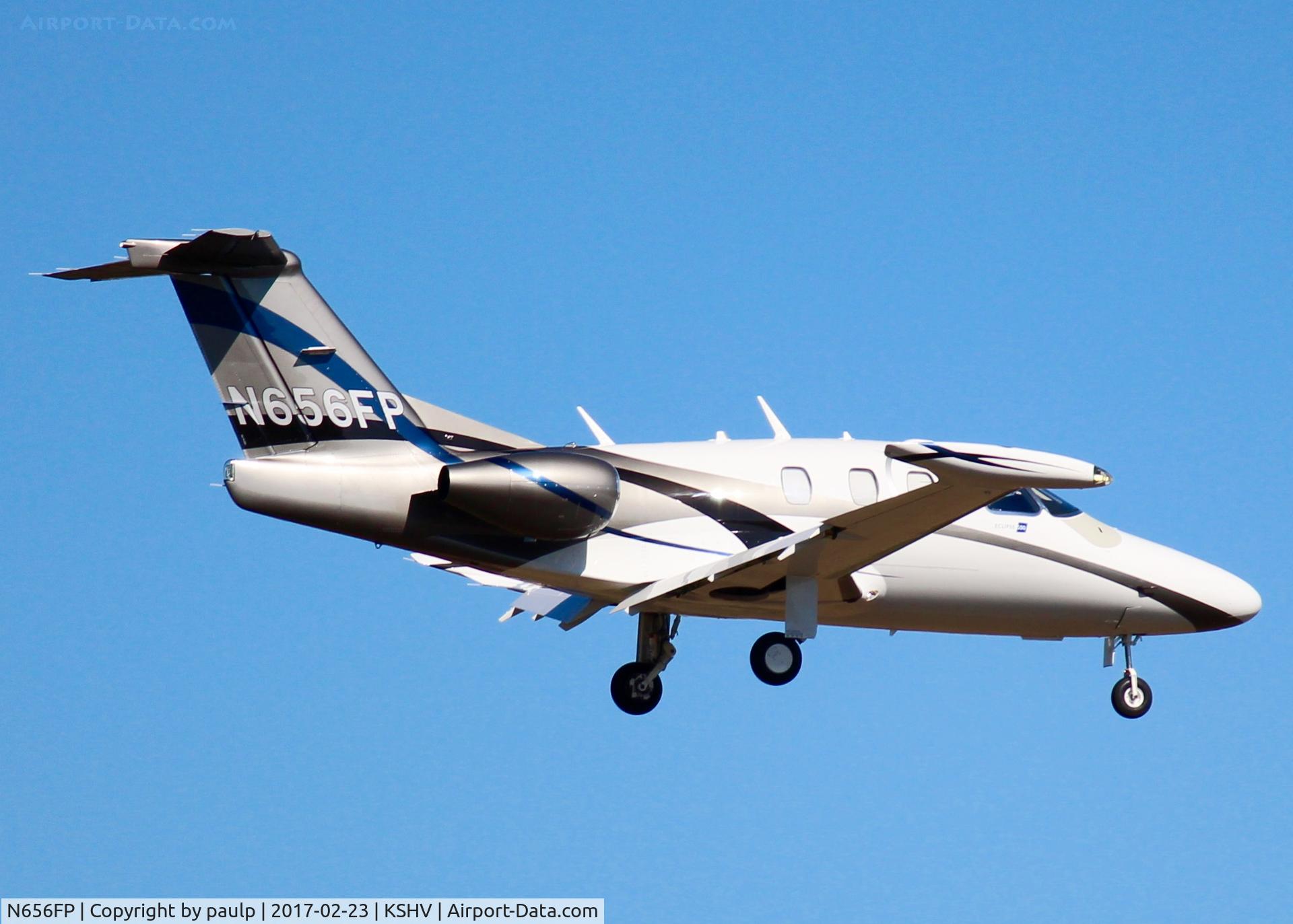 N656FP, 2008 Eclipse Aviation Corp EA500 C/N 000265, At Shreveport Regional.