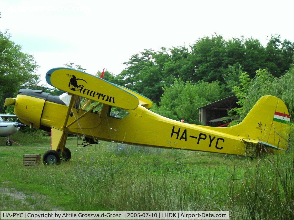 HA-PYC, 1969 PZL-Okecie PZL-101A Gawron C/N 119292, Dunakeszi Airport, Hungary.