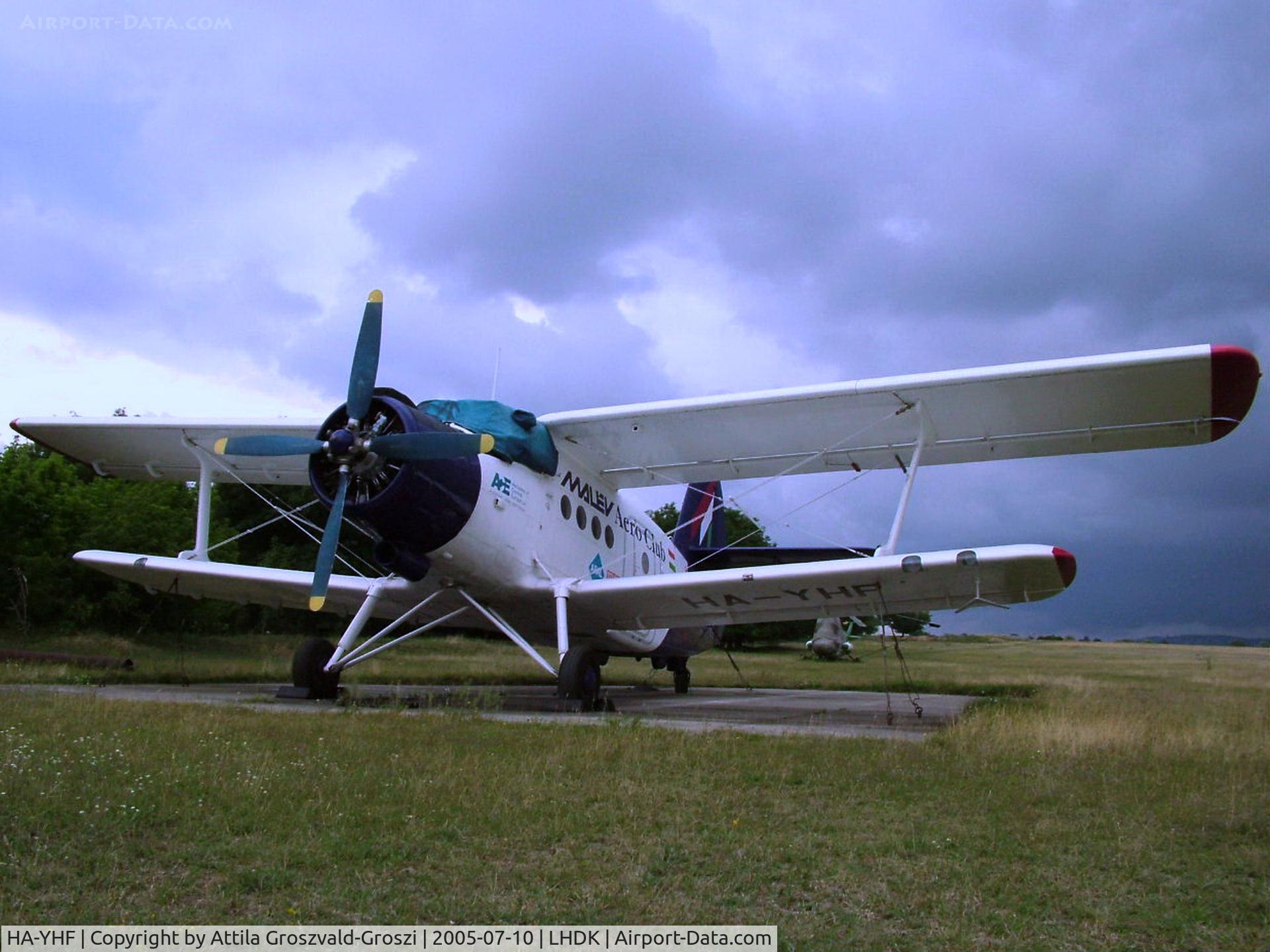 HA-YHF, 1988 PZL-Mielec AN-2PF C/N 1G224-13, Dunakeszi Airport, Hungary.