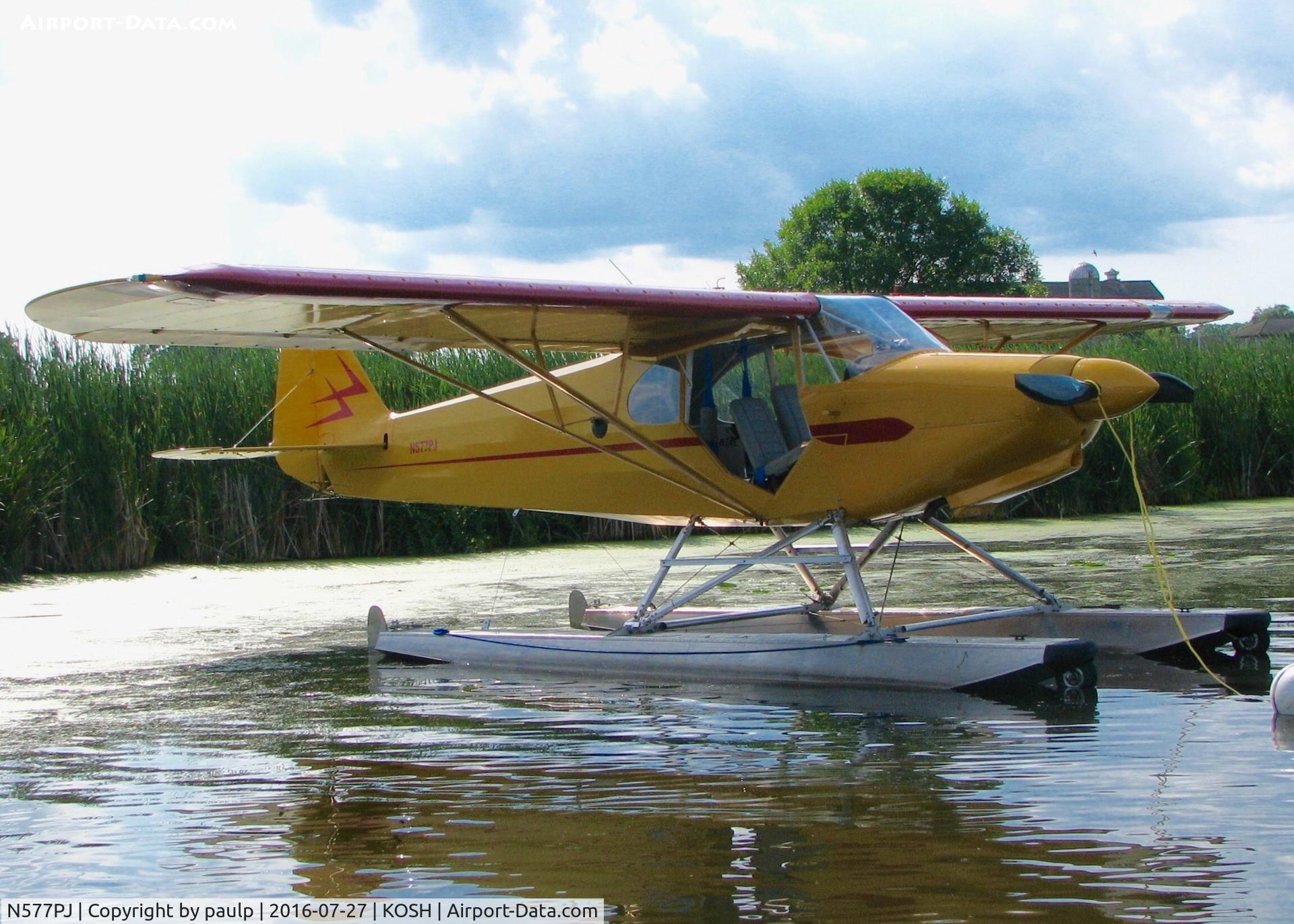 N577PJ, 2012 Piper PA-18 Super Cub Replica C/N 001 (N577PJ), At Oshkosh.