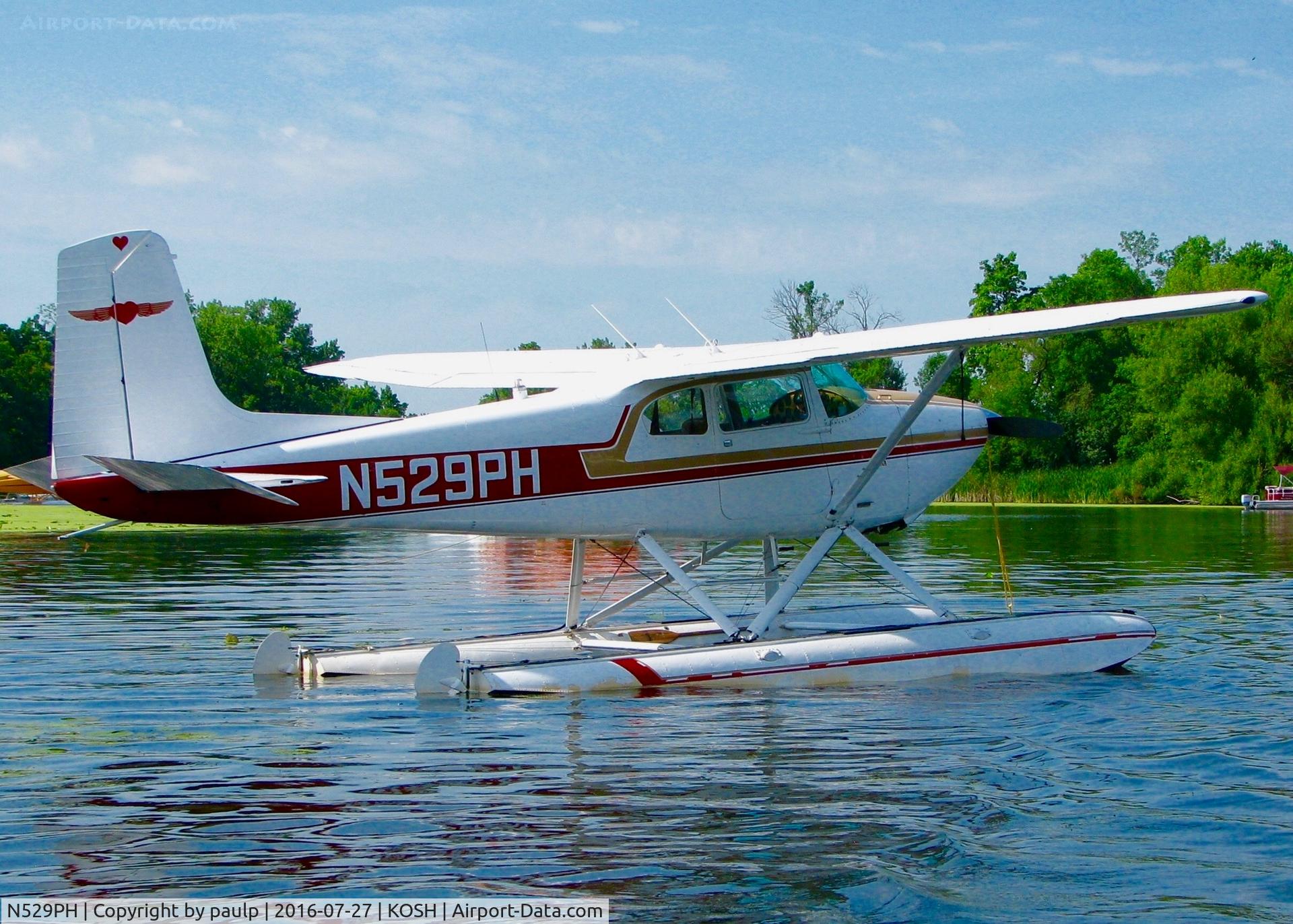 N529PH, 1955 Cessna 180 C/N 31324, At Oshkosh.