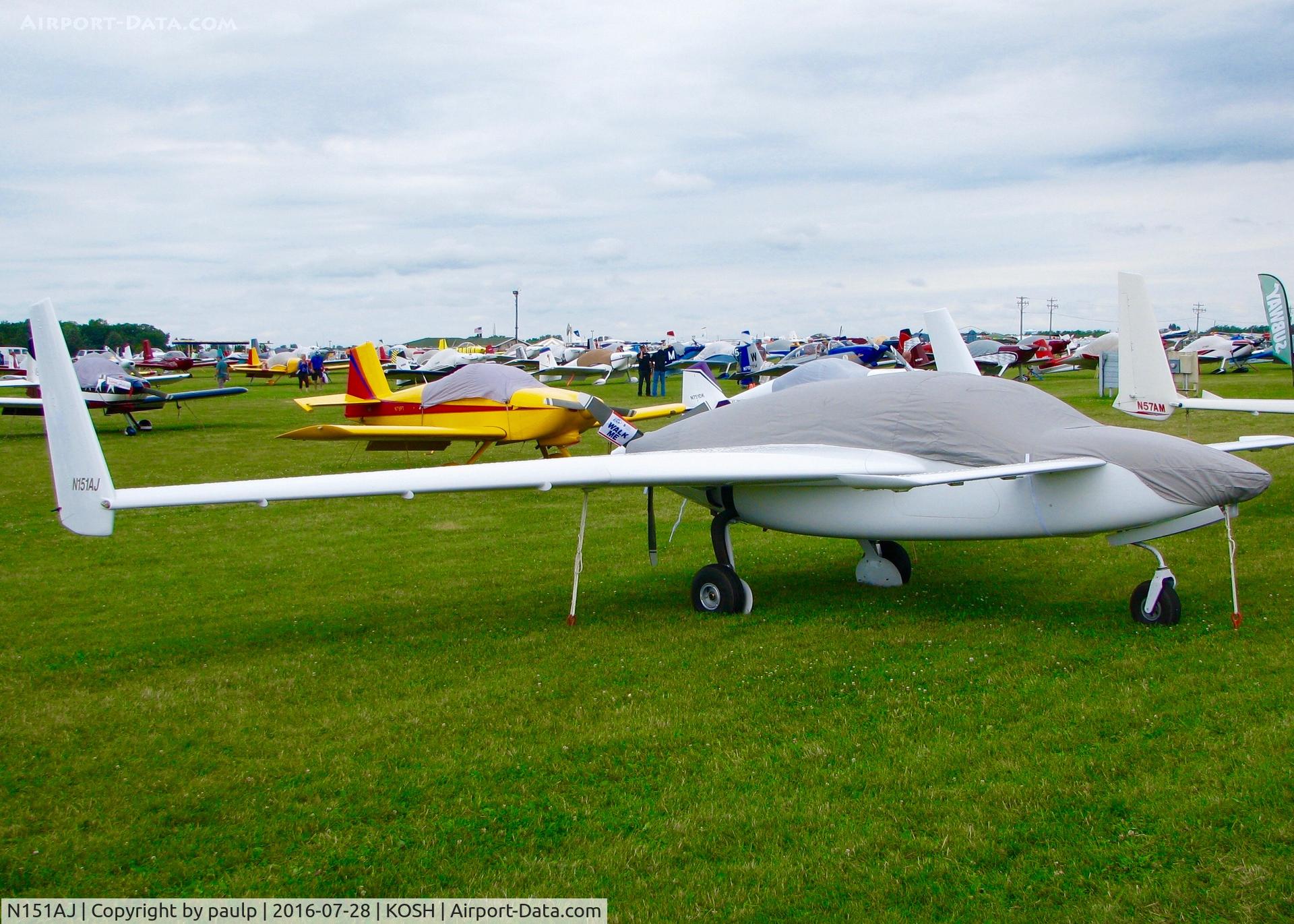 N151AJ, Velocity Velocity XL RG C/N 3RX151, At Oshkosh.