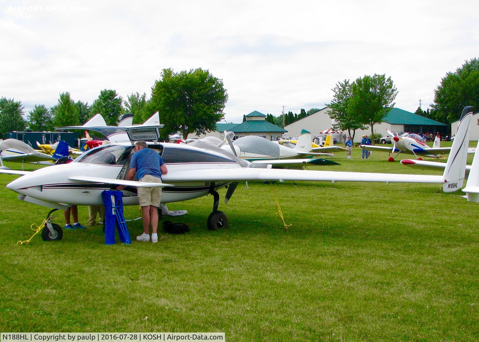 N188HL, 2003 Velocity Velocity XL RG C/N 3RX049, At Oshkosh.