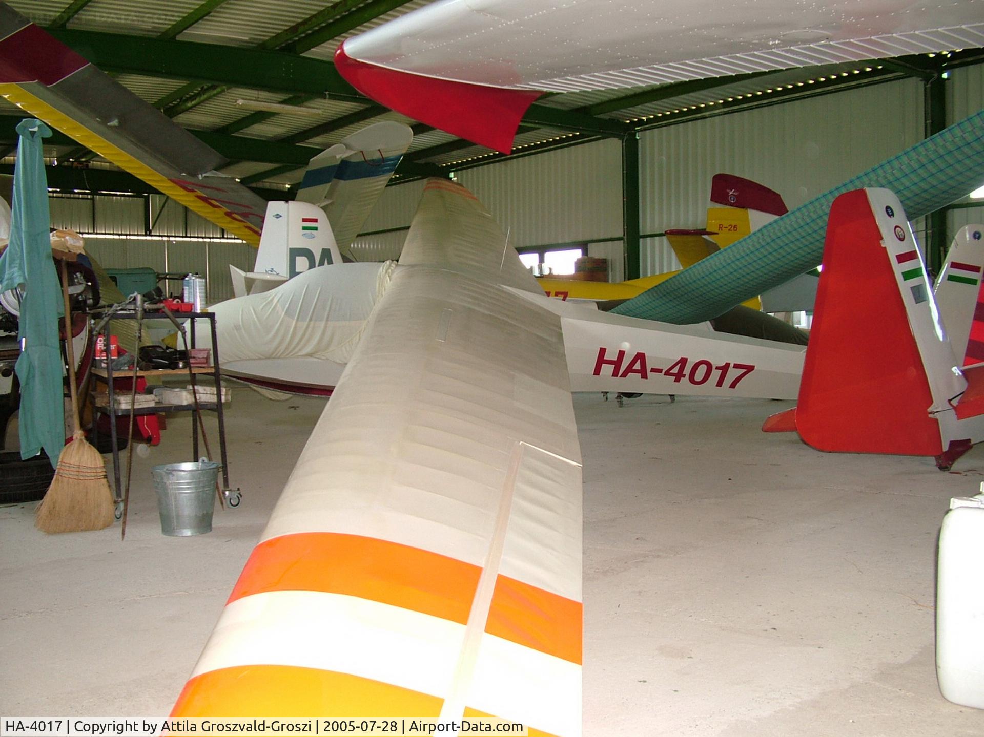 HA-4017, 1964 Schleicher Ka-8B C/N 8369, Aero Ság Airfield Tokorcs, Hungary