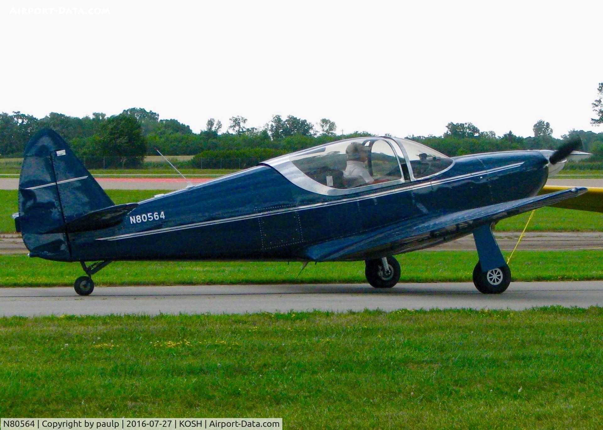 N80564, 1946 Globe GC-1B Swift C/N 2001, At Oshkosh.