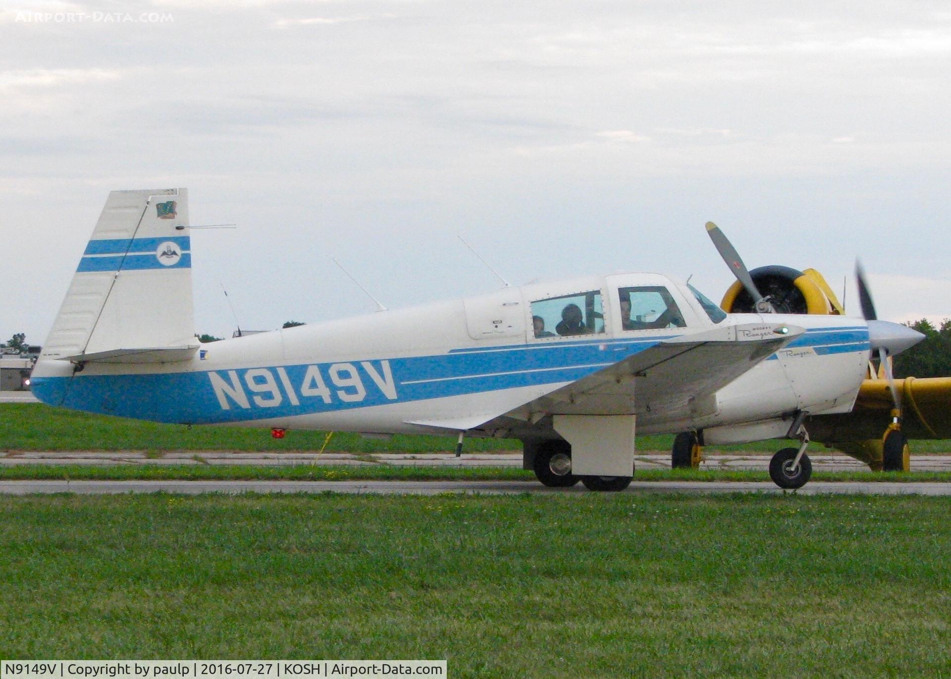 N9149V, 1969 Mooney M20C Ranger C/N 690026, At Oshkosh.