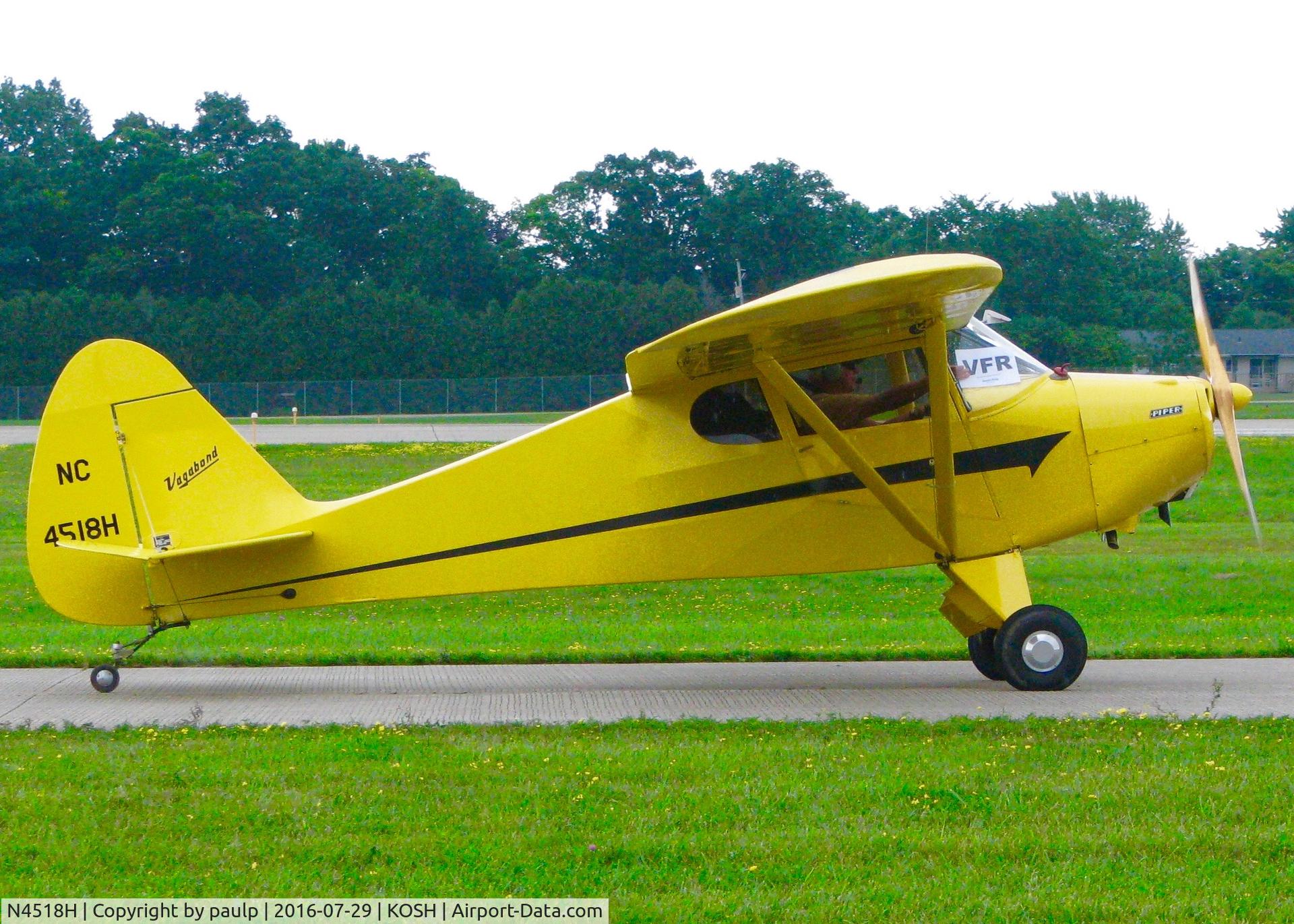 N4518H, 1948 Piper PA-15 Vagabond Vagabond C/N 15-292, At Oshkosh.