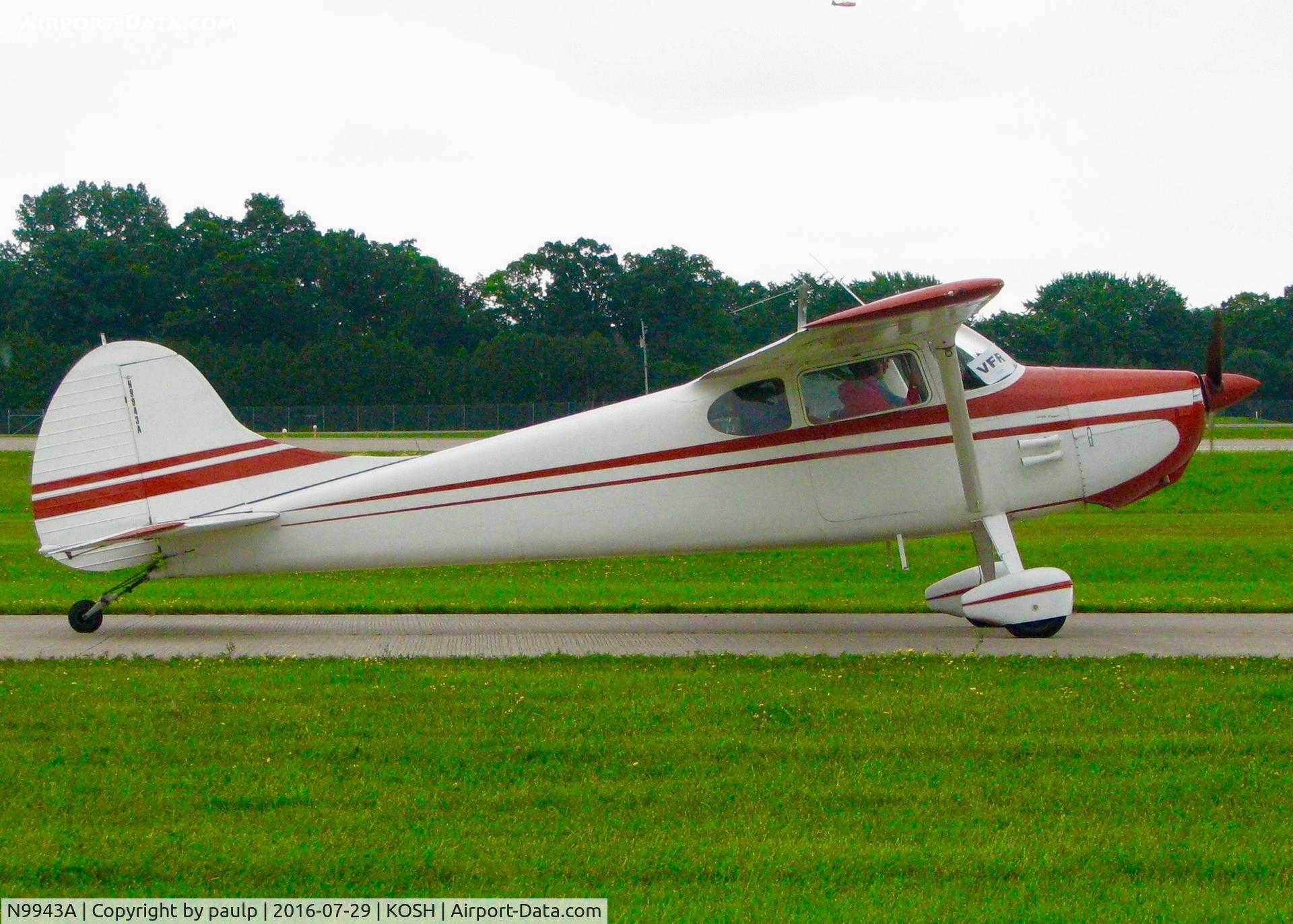 N9943A, 1950 Cessna 170A C/N 19303, At Oshkosh.