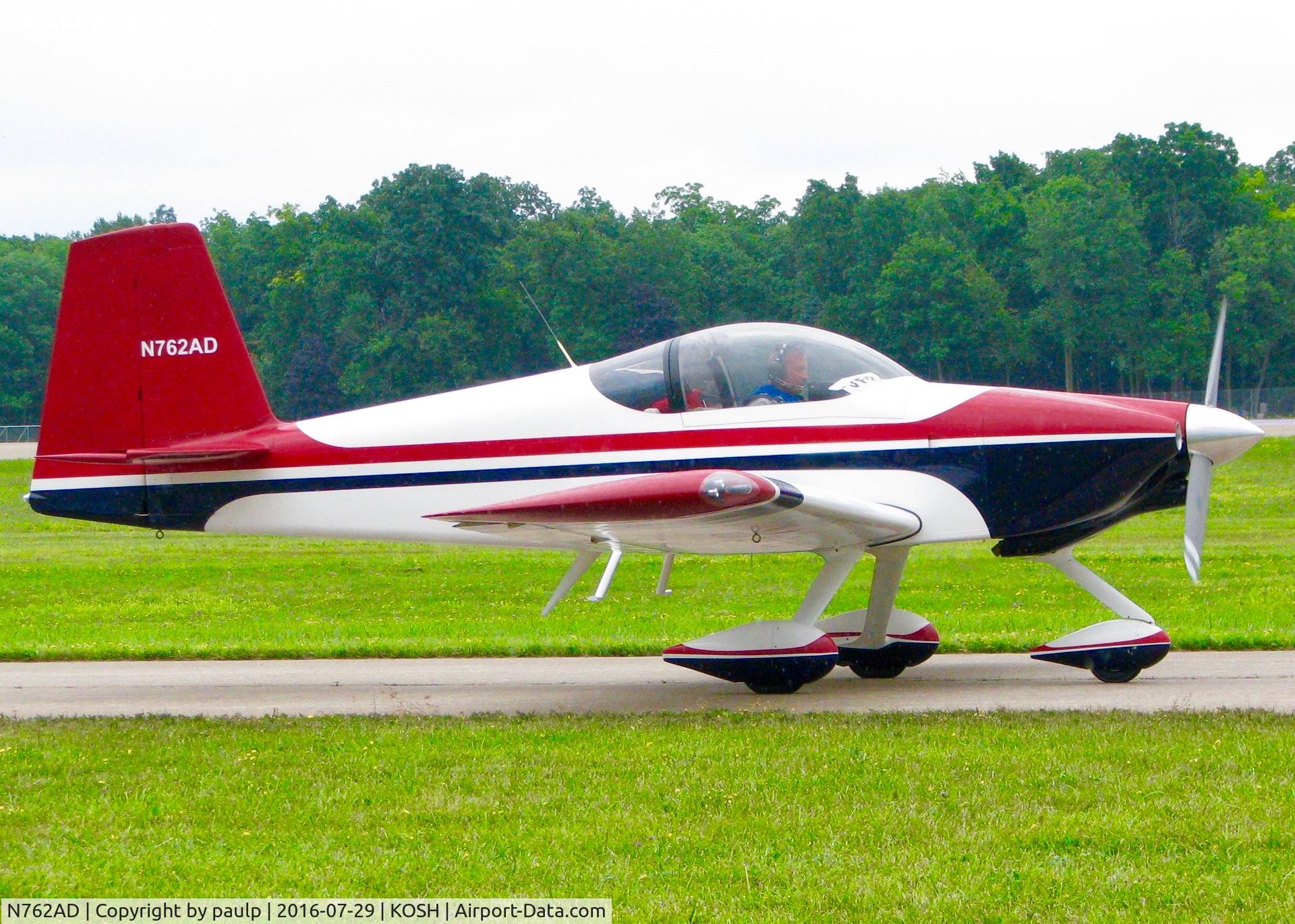 N762AD, Vans RV-7A C/N 72846, At Oshkosh.