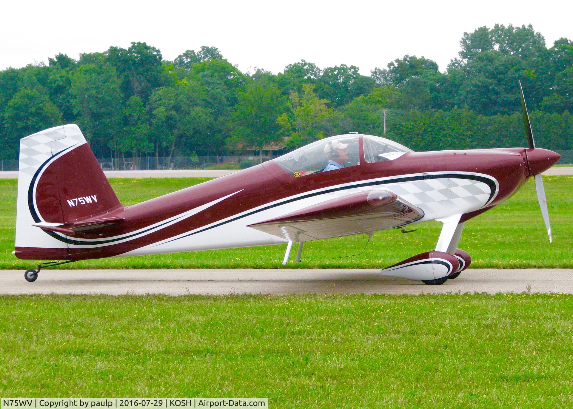 N75WV, 2012 Vans RV-7 C/N 72343, At Oshkosh.