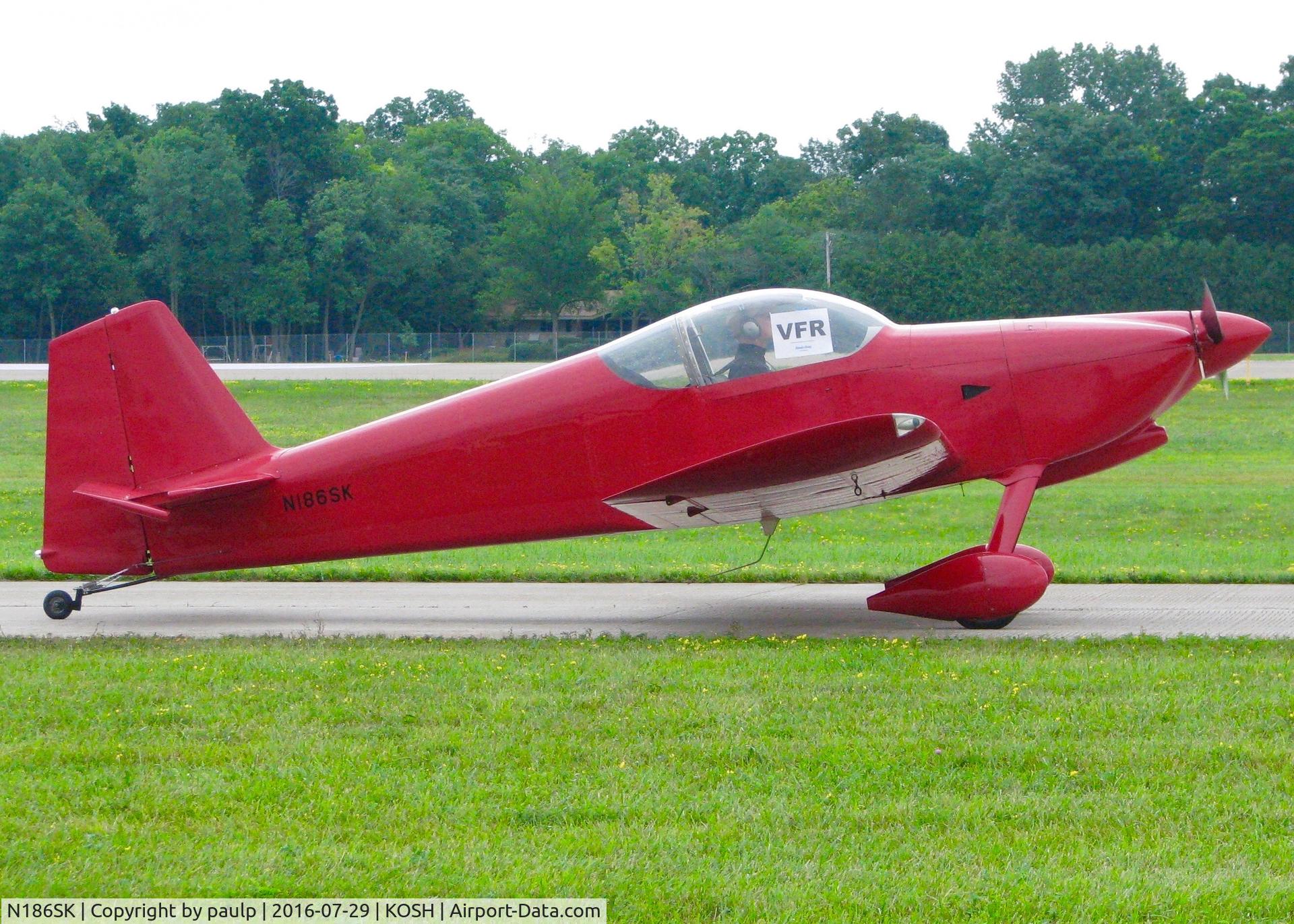 N186SK, 1993 Vans RV-6 C/N 21013, At Oshkosh.