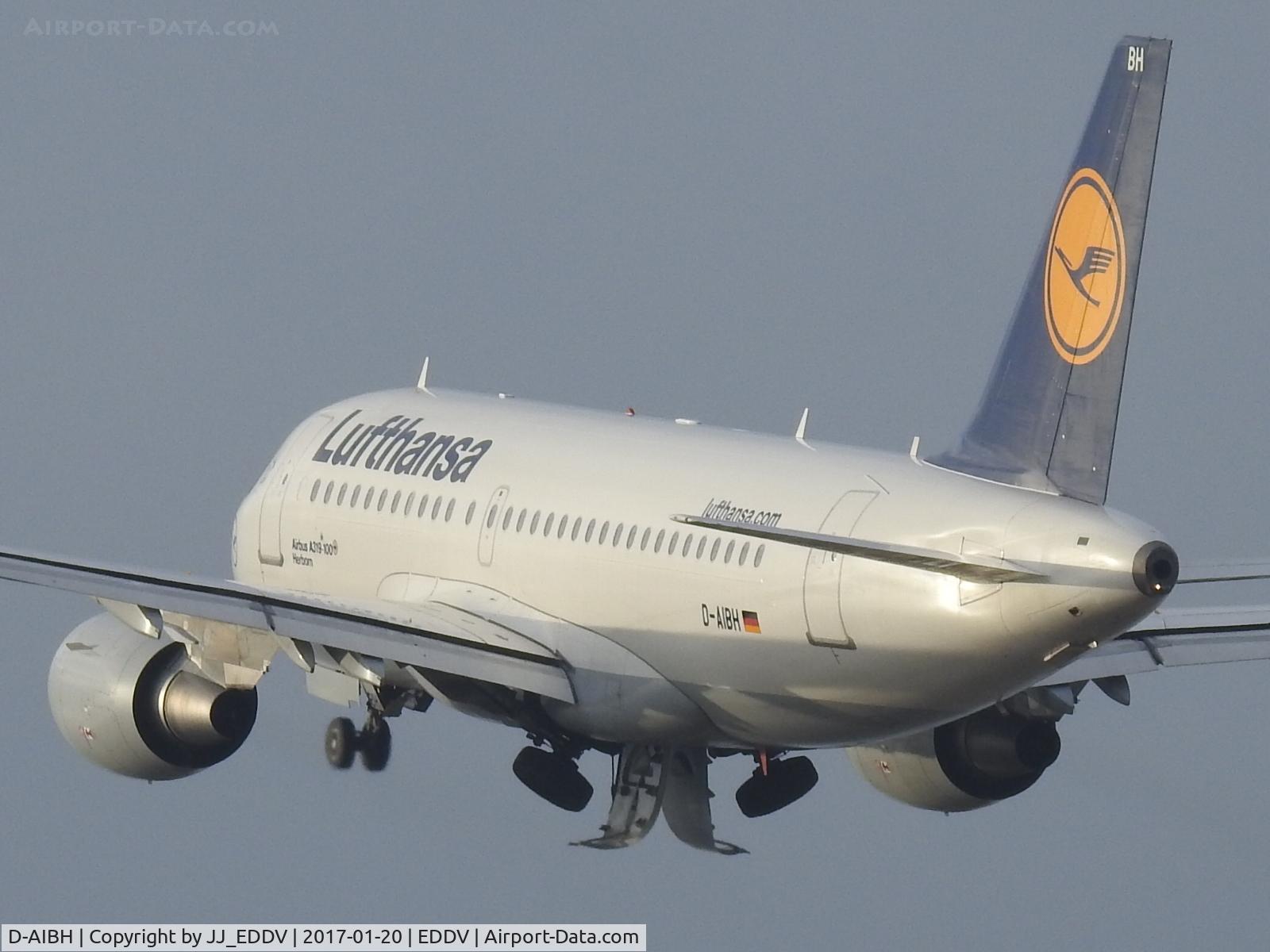 D-AIBH, 2012 Airbus A319-112 C/N 5239, At Hannover Airport ( HAJ ).