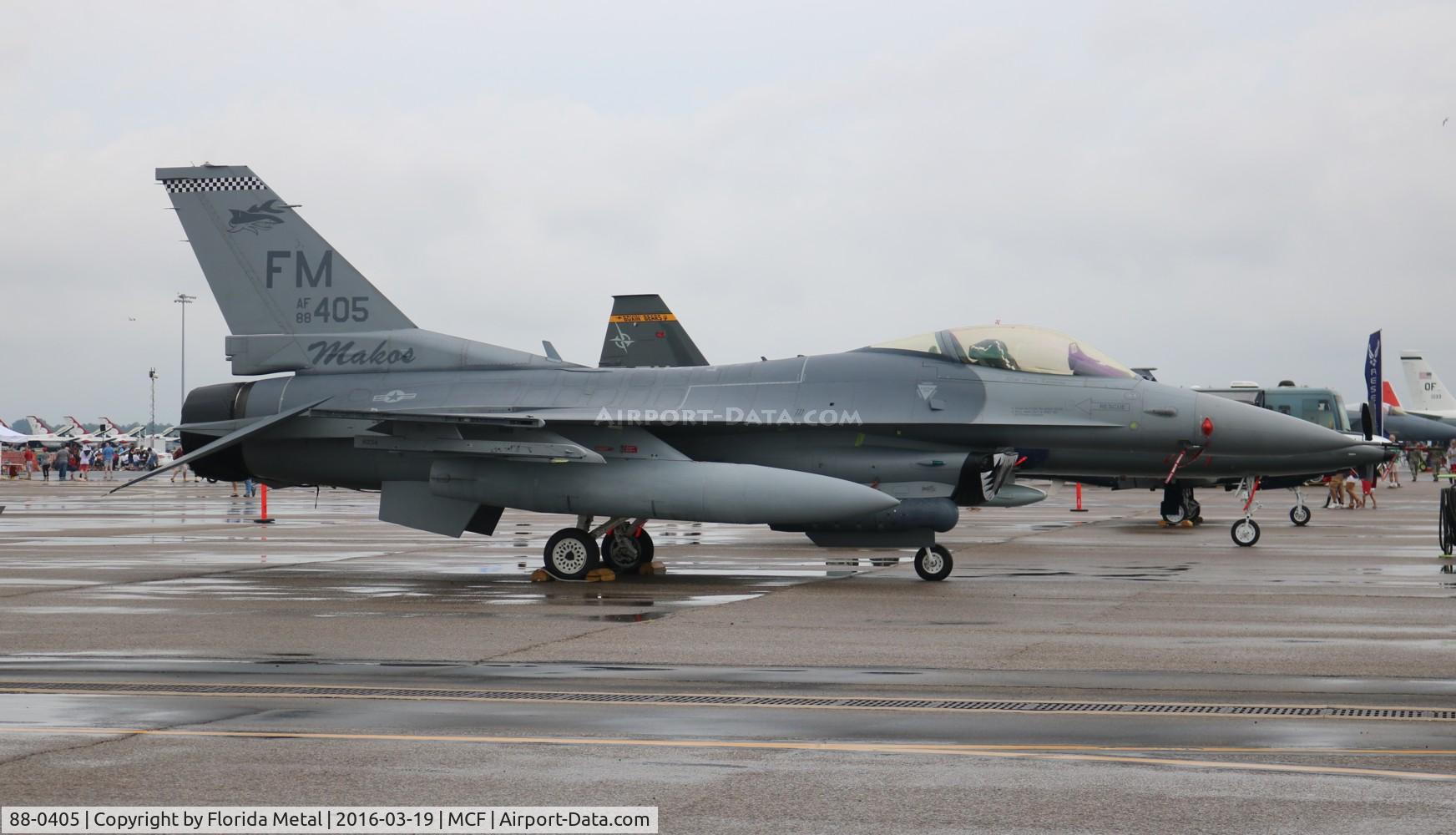 88-0405, 1988 General Dynamics F-16C Fighting Falcon C/N 5C-619, F-16C