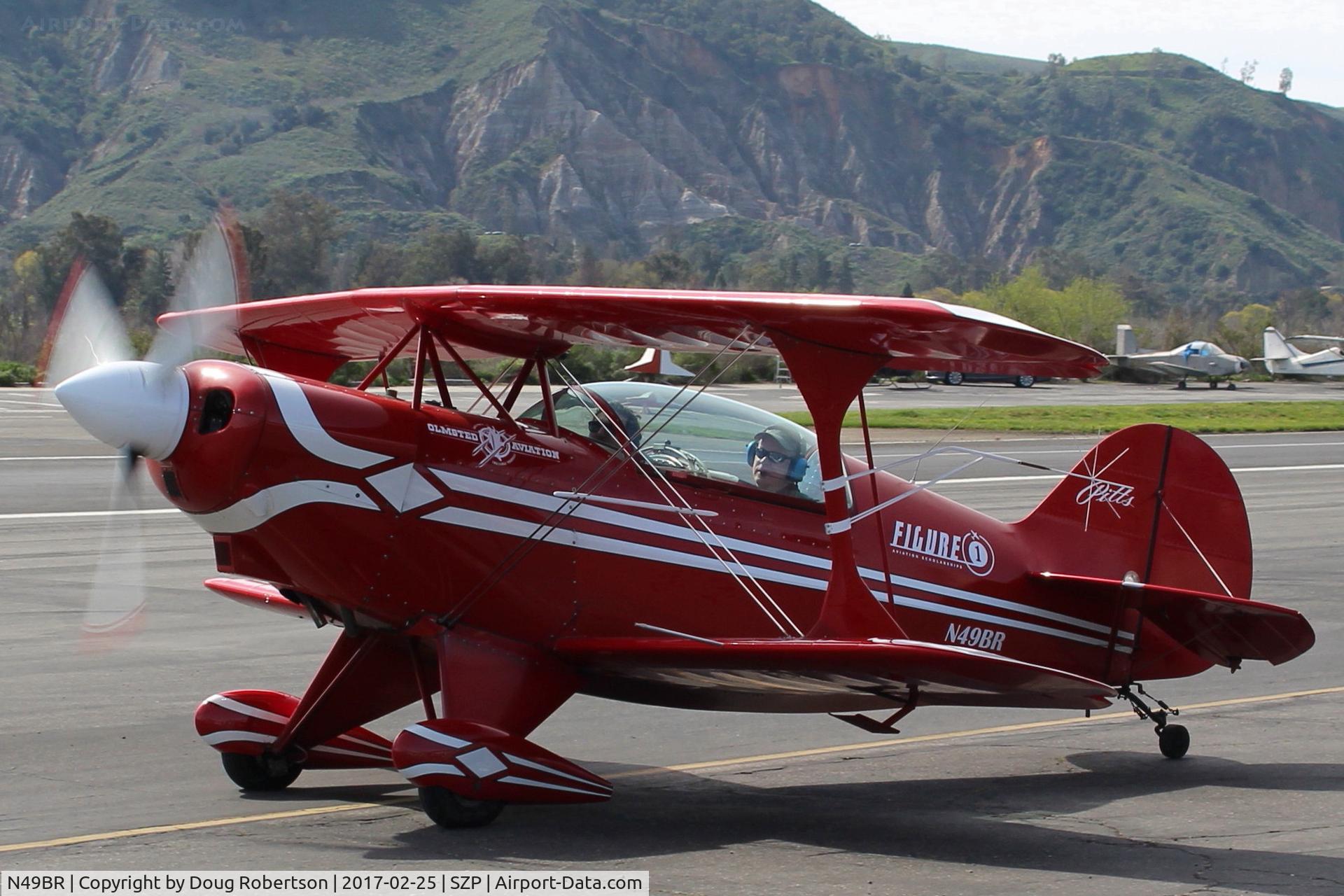 N49BR, Pitts S-2A Special C/N 2212, 1980 Aerotek PITTS S-2A SPECIAL, Lycoming AEIO-540 260 Hp, S-turns to Rwy 22