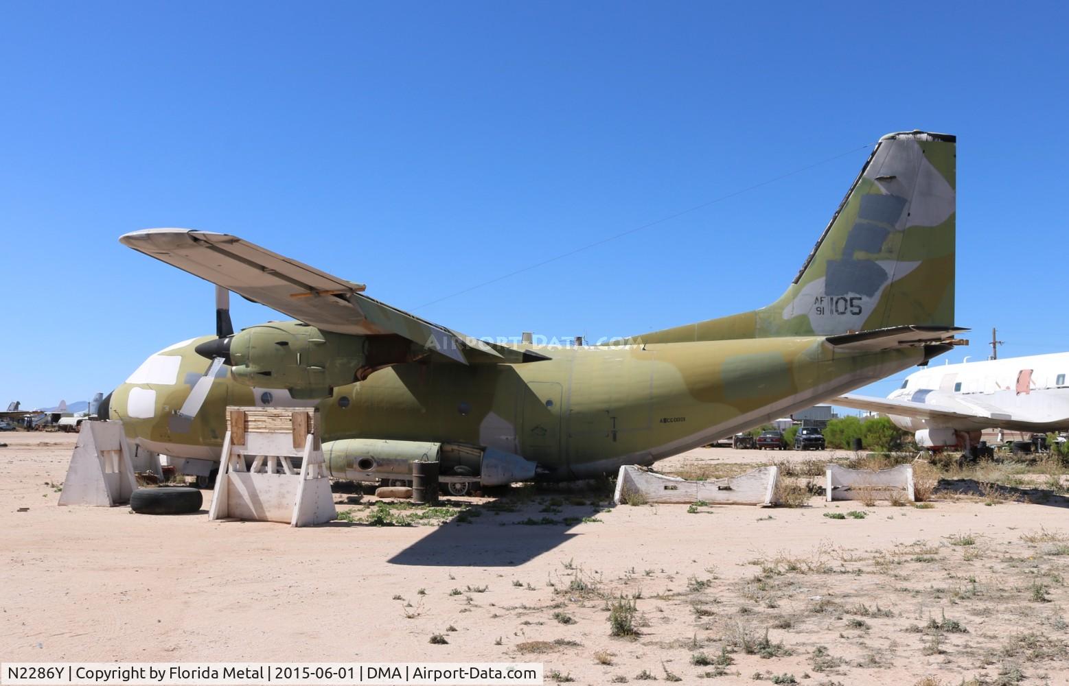 N2286Y, Alenia C-27A Spartan C/N 91-0105, C-27A Spartan 91-0105