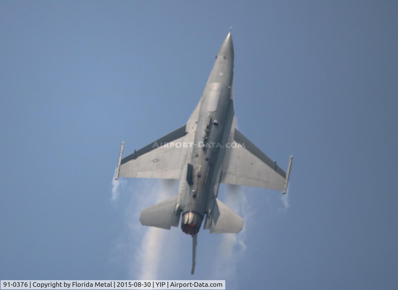 91-0376, 1991 General Dynamics F-16C Fighting Falcon C/N CC-74, F-16C