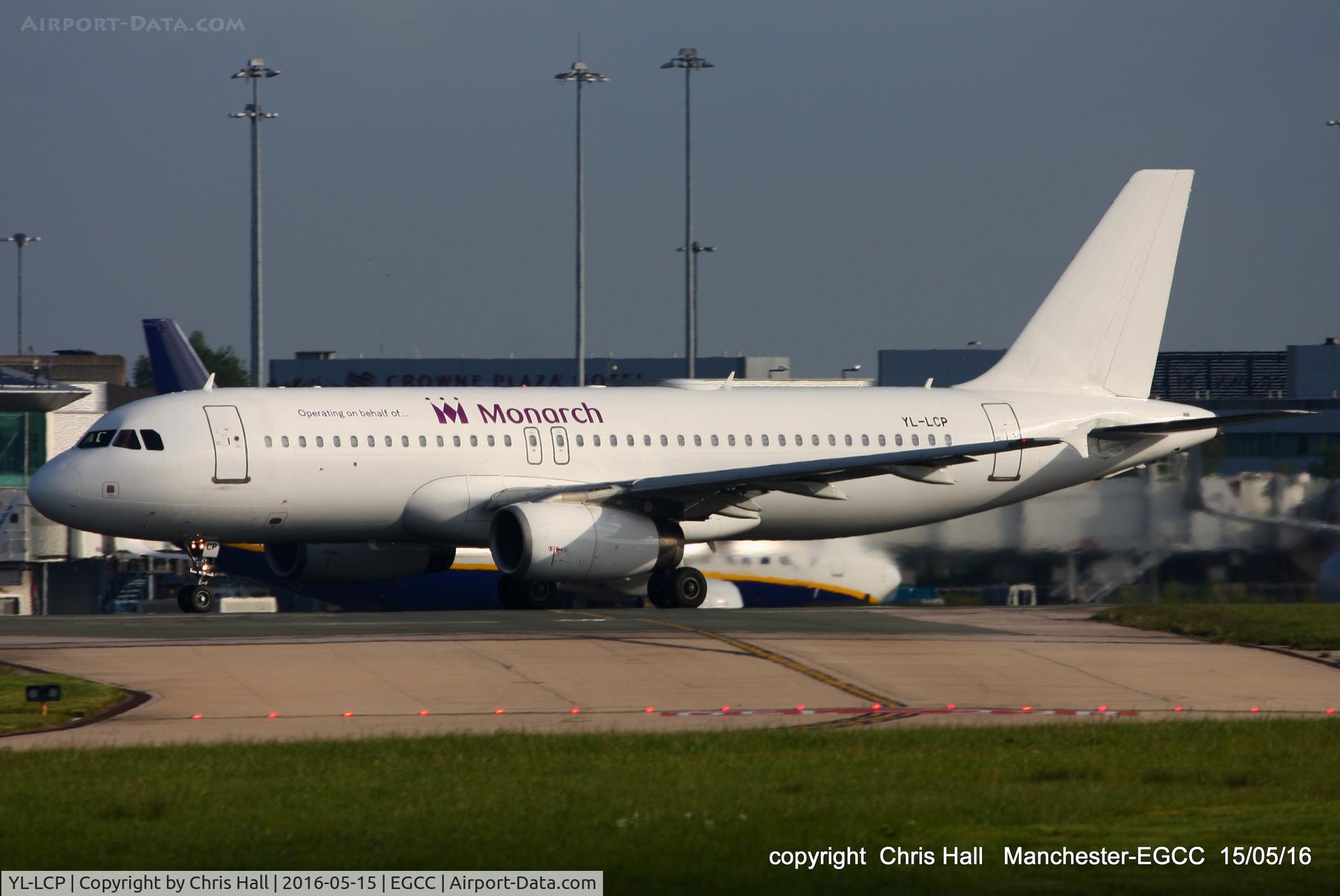 YL-LCP, 2008 Airbus A320-232 C/N 1823, operating for Monarch
