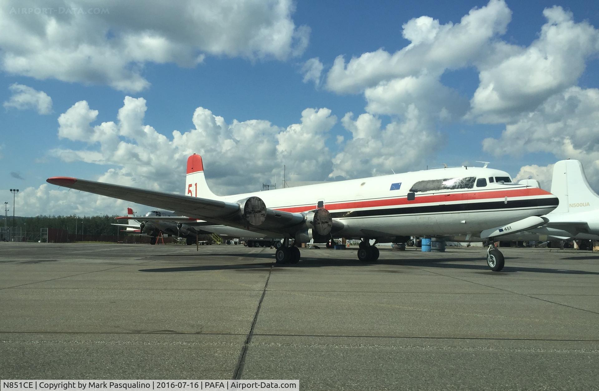 N851CE, 1958 Douglas DC-6B(F) C/N 45531, Douglas DC-6A
