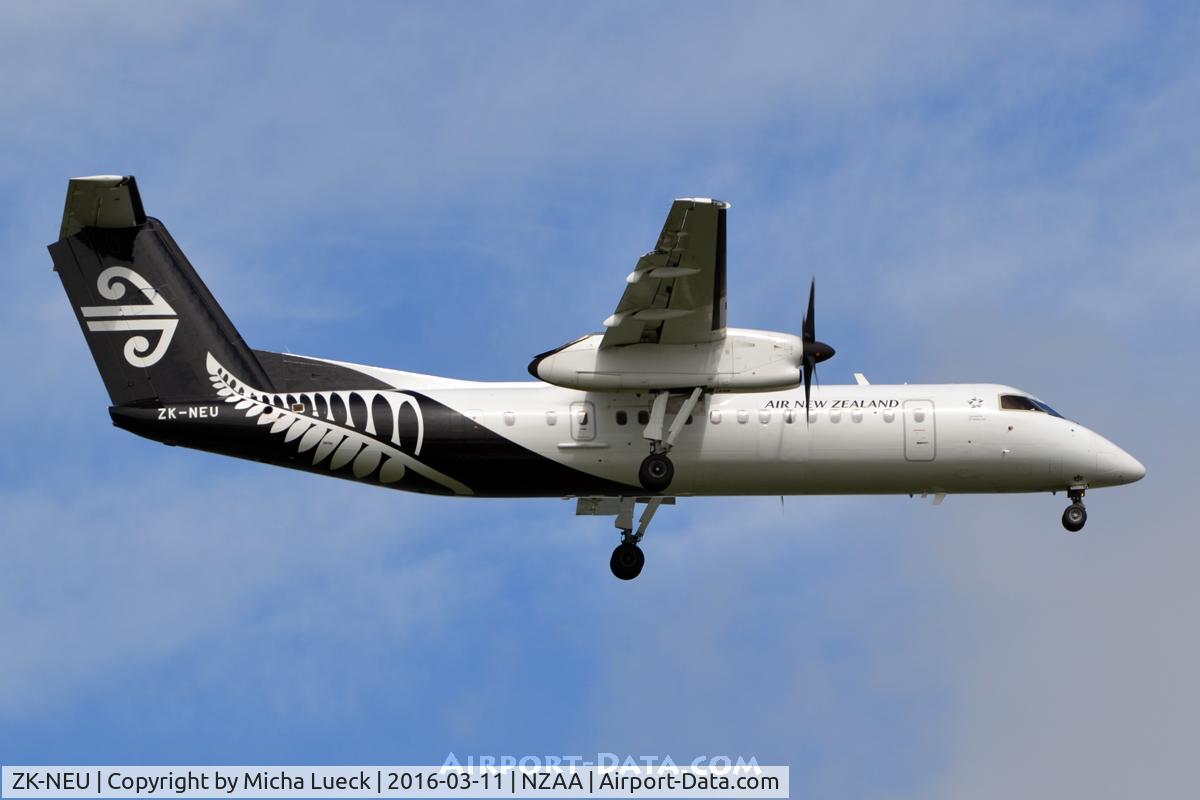 ZK-NEU, 2007 De Havilland Canada DHC-8-311 Dash 8 C/N 647, At Auckland