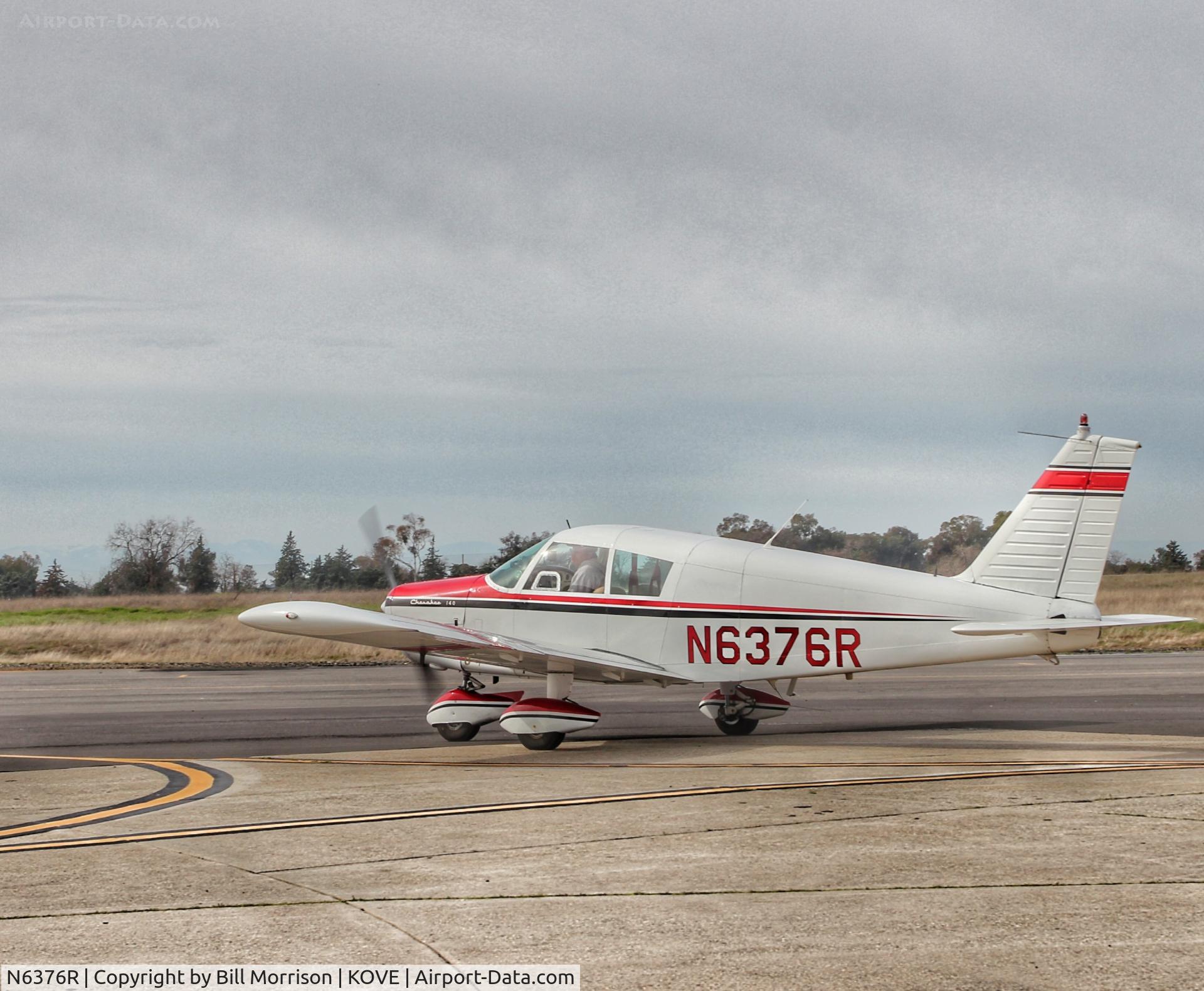 N6376R, 1966 Piper PA-28-140 Cherokee C/N 28-21550, Local plane