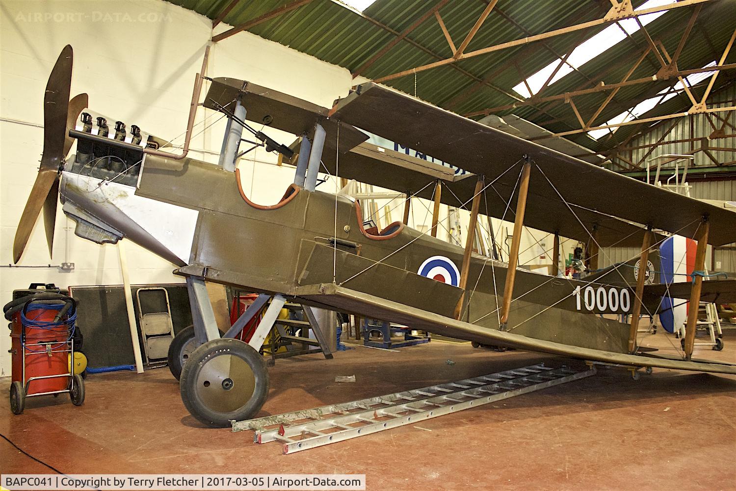 BAPC041, 1962 Royal Aircraft Factory BE-2c Replica C/N BAPC.41, At Yorkshire Air Museum , Elvington