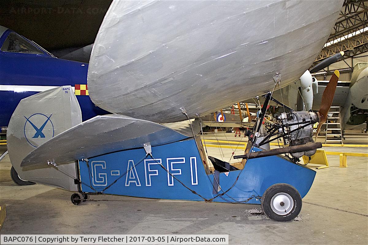 BAPC076, 1973 Mignet HM.14 Pou-du-Ciel C/N BAPC.076, At Yorkshire Air Museum , Elvington