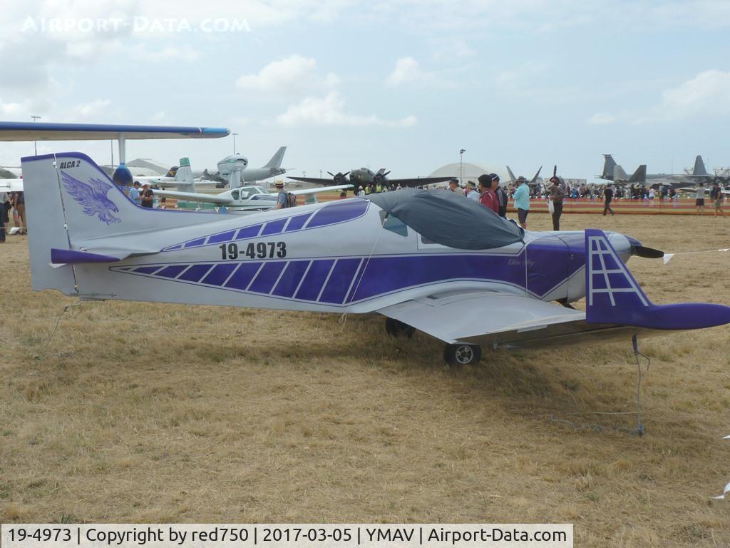 19-4973, Amateur Built Alca-2 C/N 1, Airshow Downunder 2017, YMAV