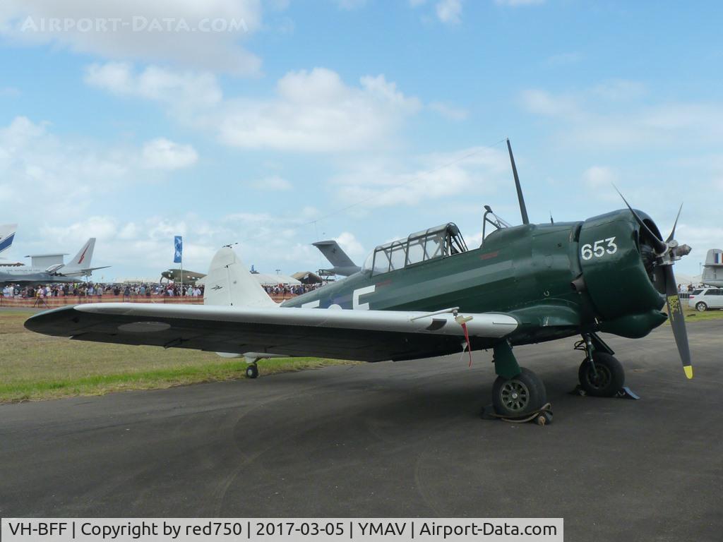 VH-BFF, 1944 Commonwealth CA-16 Wirraway Mk.3 C/N 1105, Airshow Downunder 2017, YMAV