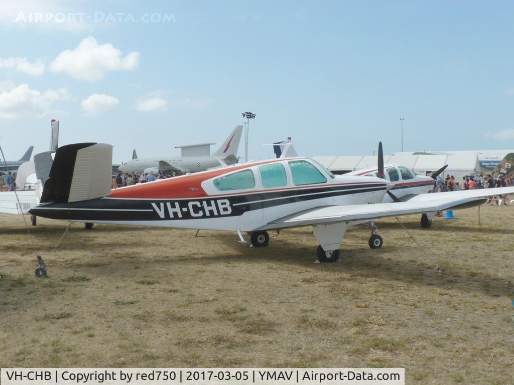 VH-CHB, 1964 Beech S35 Bonanza Bonanza C/N D-7583, Airshow Downunder 2017, YMAV