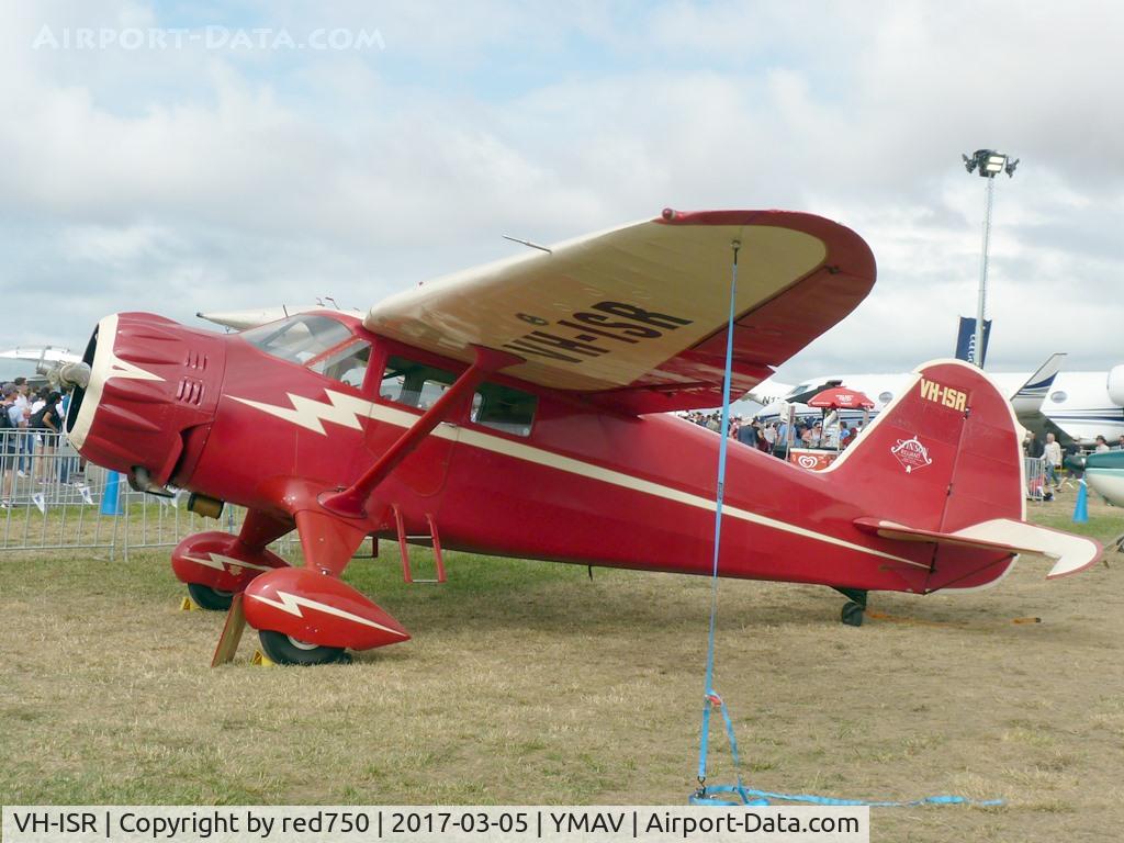VH-ISR, 1937 Stinson SR-9E Reliant C/N 5209, Airshow Downunder 2017, YMAV