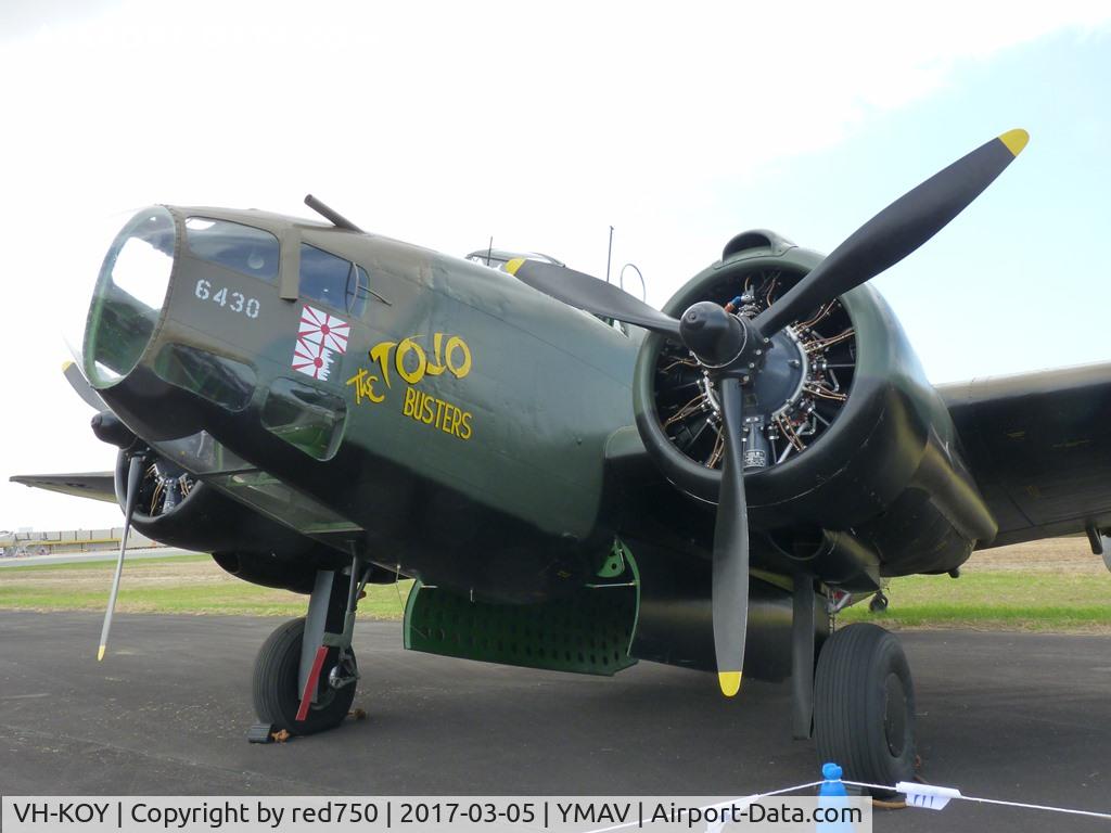 VH-KOY, 1939 Lockheed Hudson IVA C/N 6041, Airshow Downunder 2017, YMAV